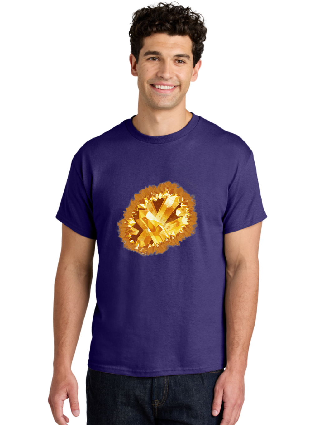 Citrine-Cluster Men'S Graphic Tee, 100% Cotton, Comfortable Casual Summer Wear, Machine Washable, Vintage Camera, Old Camera, Antique Camera, Black Camera, Classic Photography, Photography Equipment, Nostalgic Device, Film Camera, Camera Art Bak260