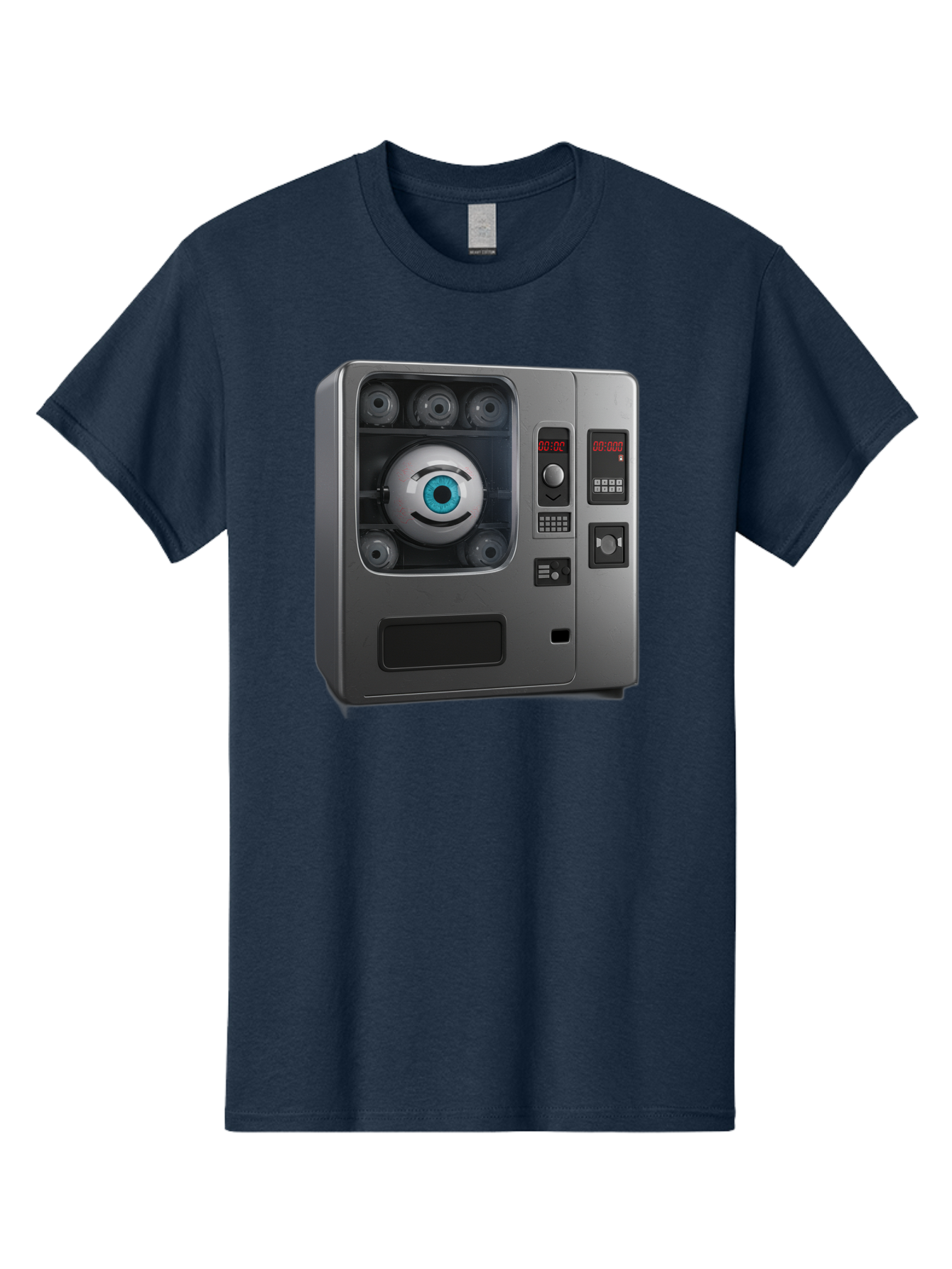 Claptrap Men'S Graphic Tee, 100% Cotton, Comfortable Casual Summer Wear, Machine Washable, Vintage Camera, Old Camera, Antique Camera, Black Camera, Classic Photography, Photography Equipment, Nostalgic Device, Film Camera, Camera Art Bak261