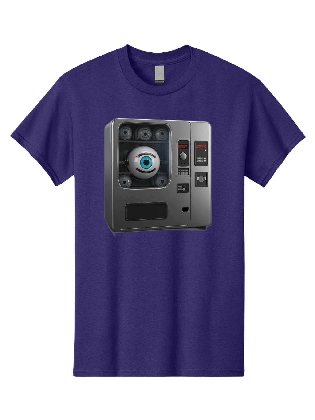 Claptrap Men'S Graphic Tee, 100% Cotton, Comfortable Casual Summer Wear, Machine Washable, Vintage Camera, Old Camera, Antique Camera, Black Camera, Classic Photography, Photography Equipment, Nostalgic Device, Film Camera, Camera Art Bak261