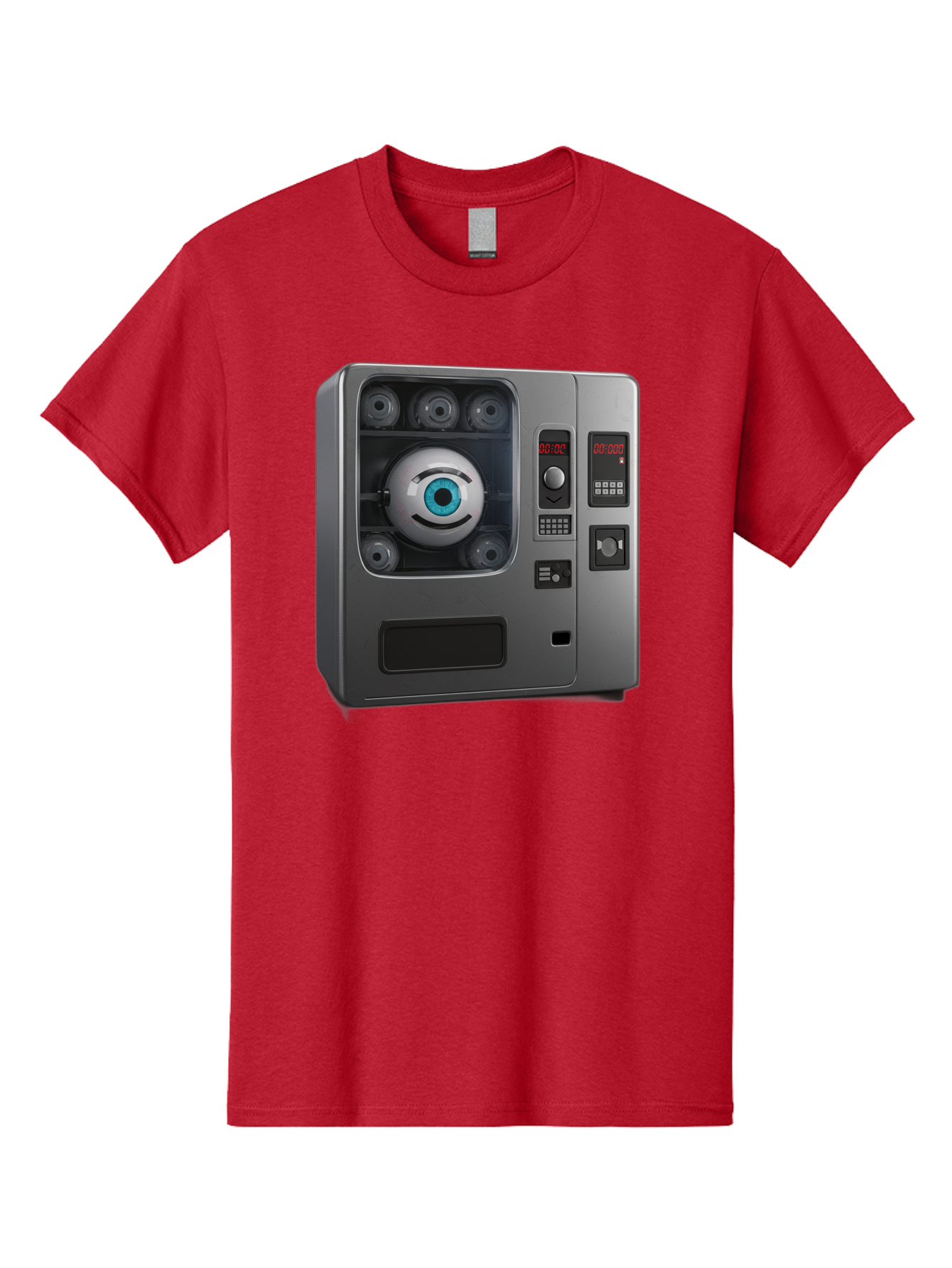 Claptrap Men'S Graphic Tee, 100% Cotton, Comfortable Casual Summer Wear, Machine Washable, Vintage Camera, Old Camera, Antique Camera, Black Camera, Classic Photography, Photography Equipment, Nostalgic Device, Film Camera, Camera Art Bak261