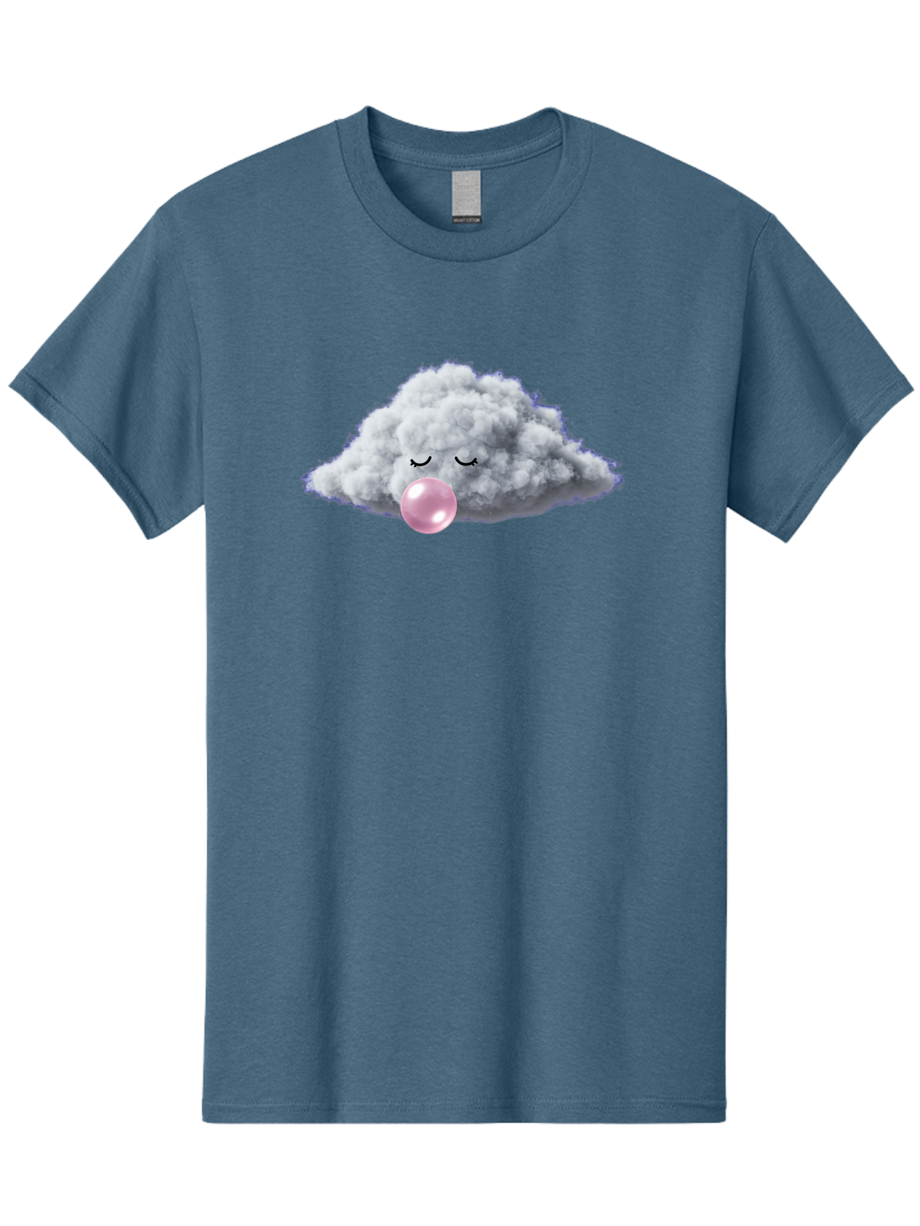 Cloud-Blowing-Bubble-1 Men'S Graphic Tee, 100% Cotton, Comfortable Casual Summer Wear, Machine Washable, Vintage Camera, Old Camera, Antique Camera, Black Camera, Classic Photography, Photography Equipment, Nostalgic Device, Film Camera, Bak264