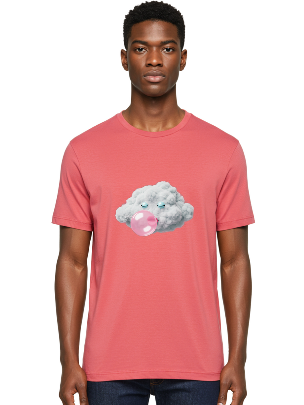 Cloud-Blowing-Bubble Men'S Graphic Tee, 100% Cotton, Comfortable Casual Summer Wear, Machine Washable, Vintage Camera, Old Camera, Antique Camera, Black Camera, Classic Photography, Photography Equipment, Nostalgic Device, Film Camera, Bak265