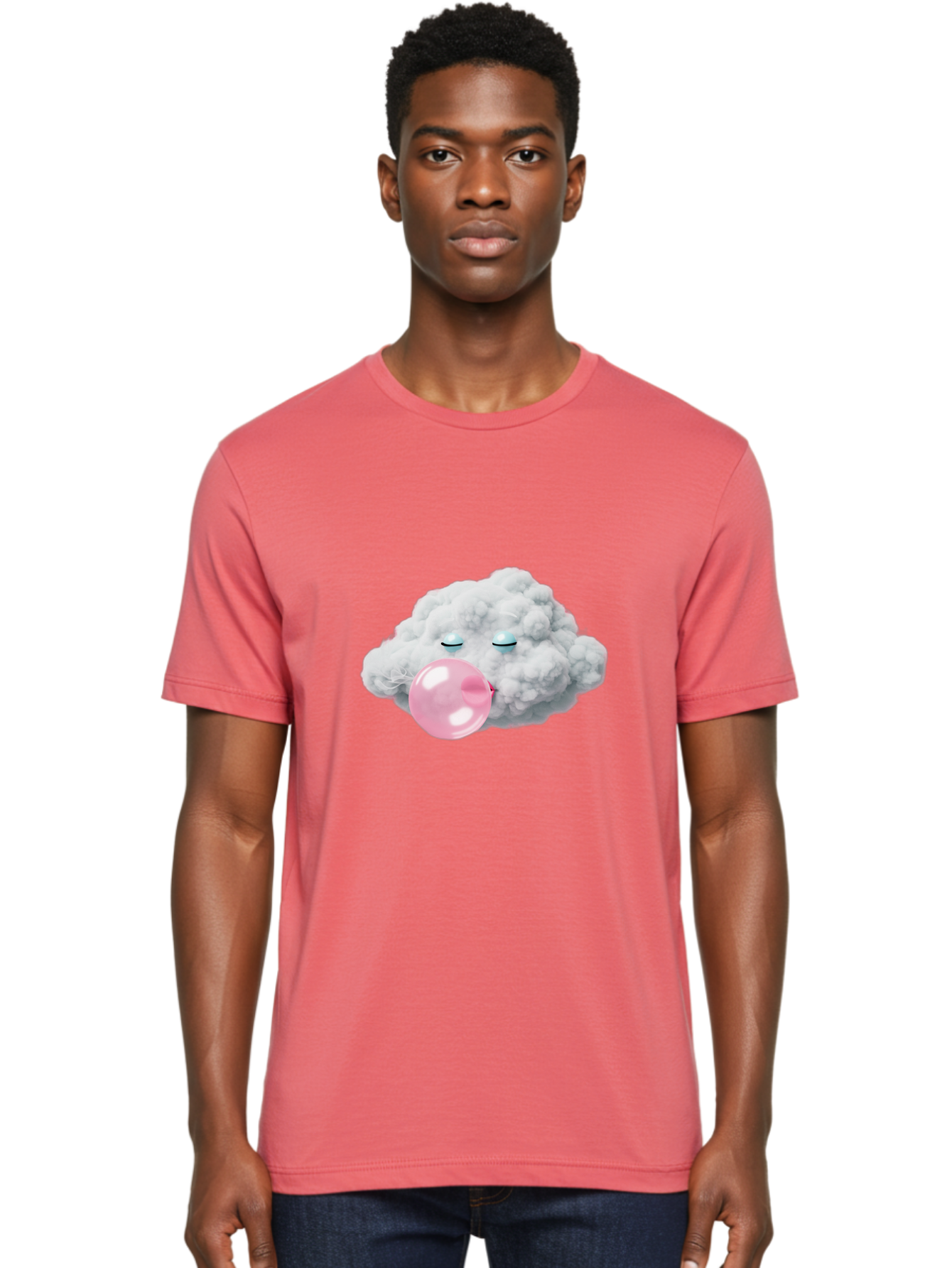 Cloud-Blowing-Bubble Men'S Graphic Tee, 100% Cotton, Comfortable Casual Summer Wear, Machine Washable, Vintage Camera, Old Camera, Antique Camera, Black Camera, Classic Photography, Photography Equipment, Nostalgic Device, Film Camera, Bak265