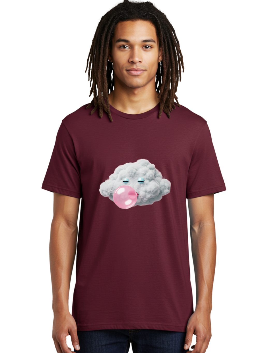Cloud-Blowing-Bubble Men'S Graphic Tee, 100% Cotton, Comfortable Casual Summer Wear, Machine Washable, Vintage Camera, Old Camera, Antique Camera, Black Camera, Classic Photography, Photography Equipment, Nostalgic Device, Film Camera, Bak265