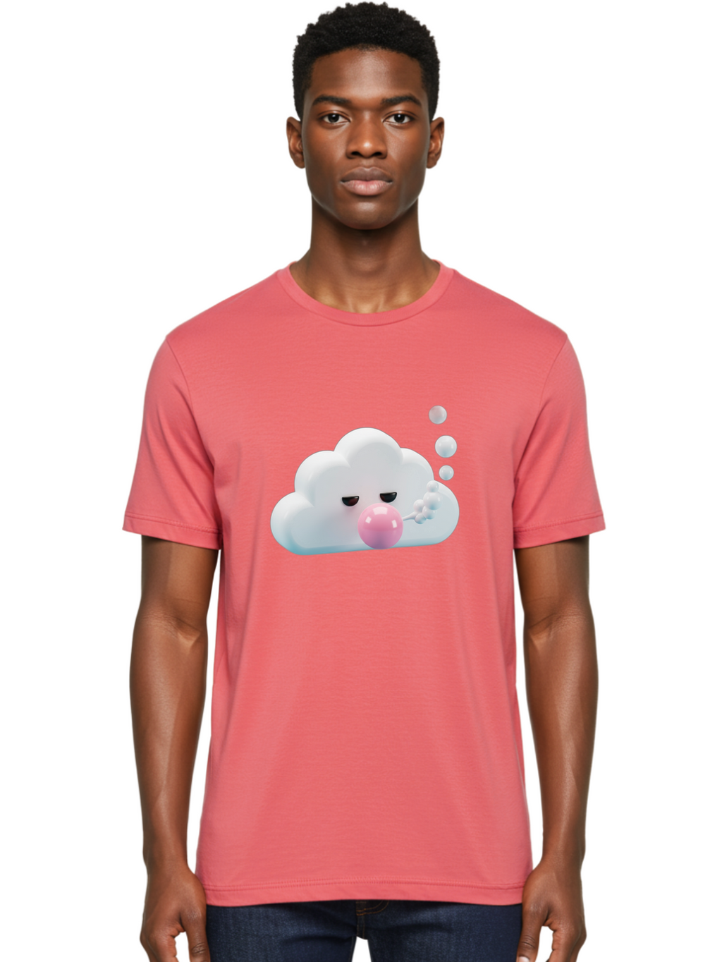 Cloud-Blowing-Bubbles Men'S Graphic Tee, 100% Cotton, Comfortable Casual Summer Wear, Machine Washable, Vintage Camera, Old Camera, Antique Camera, Black Camera, Classic Photography, Photography Equipment, Nostalgic Device, Film Camera, Bak266