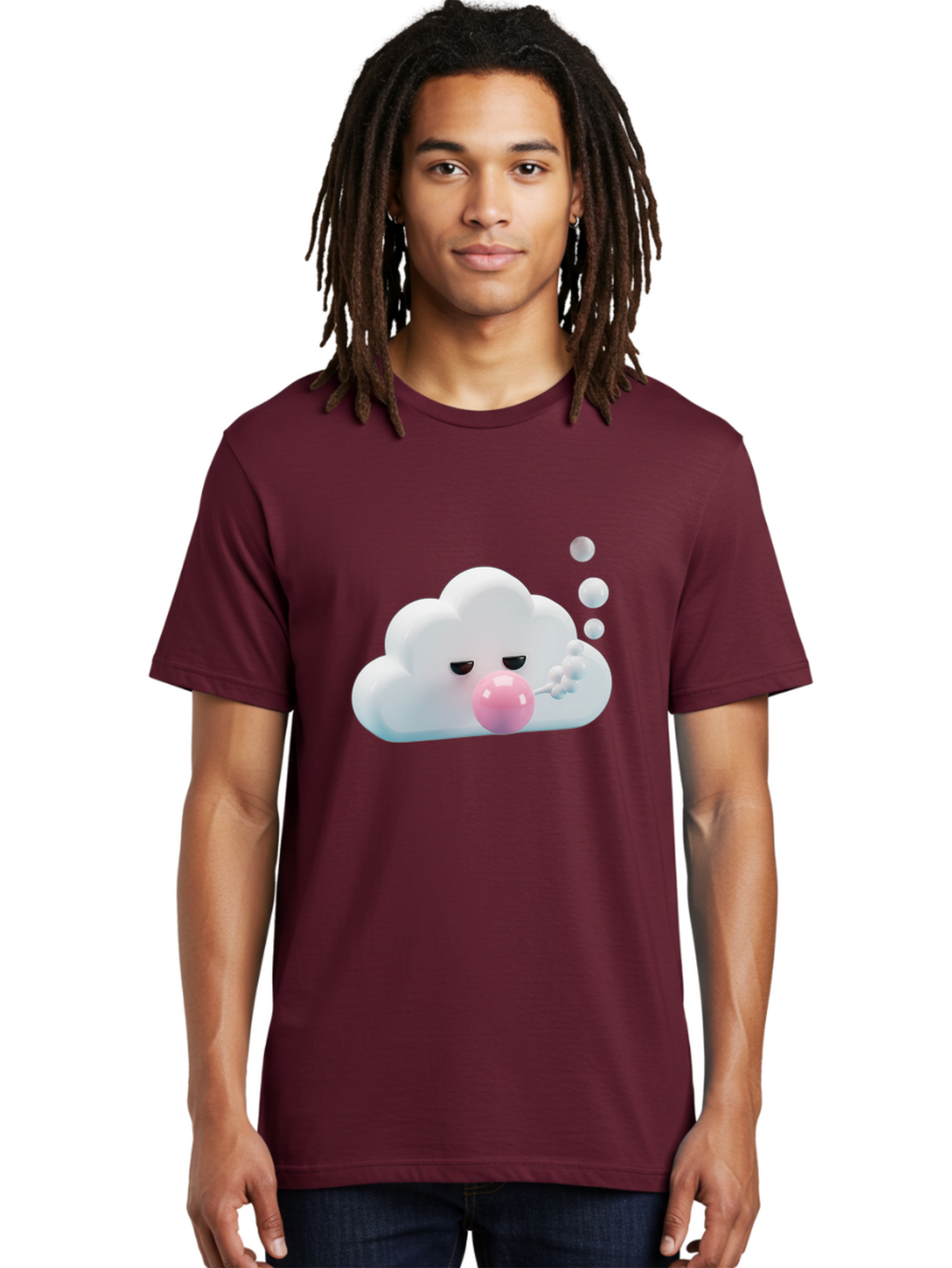 Cloud-Blowing-Bubbles Men'S Graphic Tee, 100% Cotton, Comfortable Casual Summer Wear, Machine Washable, Vintage Camera, Old Camera, Antique Camera, Black Camera, Classic Photography, Photography Equipment, Nostalgic Device, Film Camera, Bak266