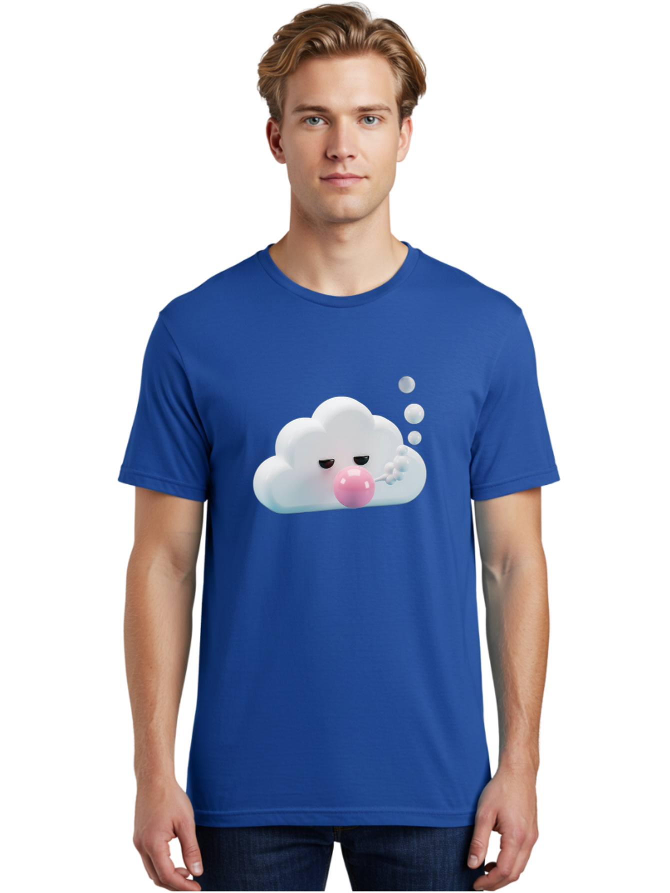 Cloud-Blowing-Bubbles Men'S Graphic Tee, 100% Cotton, Comfortable Casual Summer Wear, Machine Washable, Vintage Camera, Old Camera, Antique Camera, Black Camera, Classic Photography, Photography Equipment, Nostalgic Device, Film Camera, Bak266