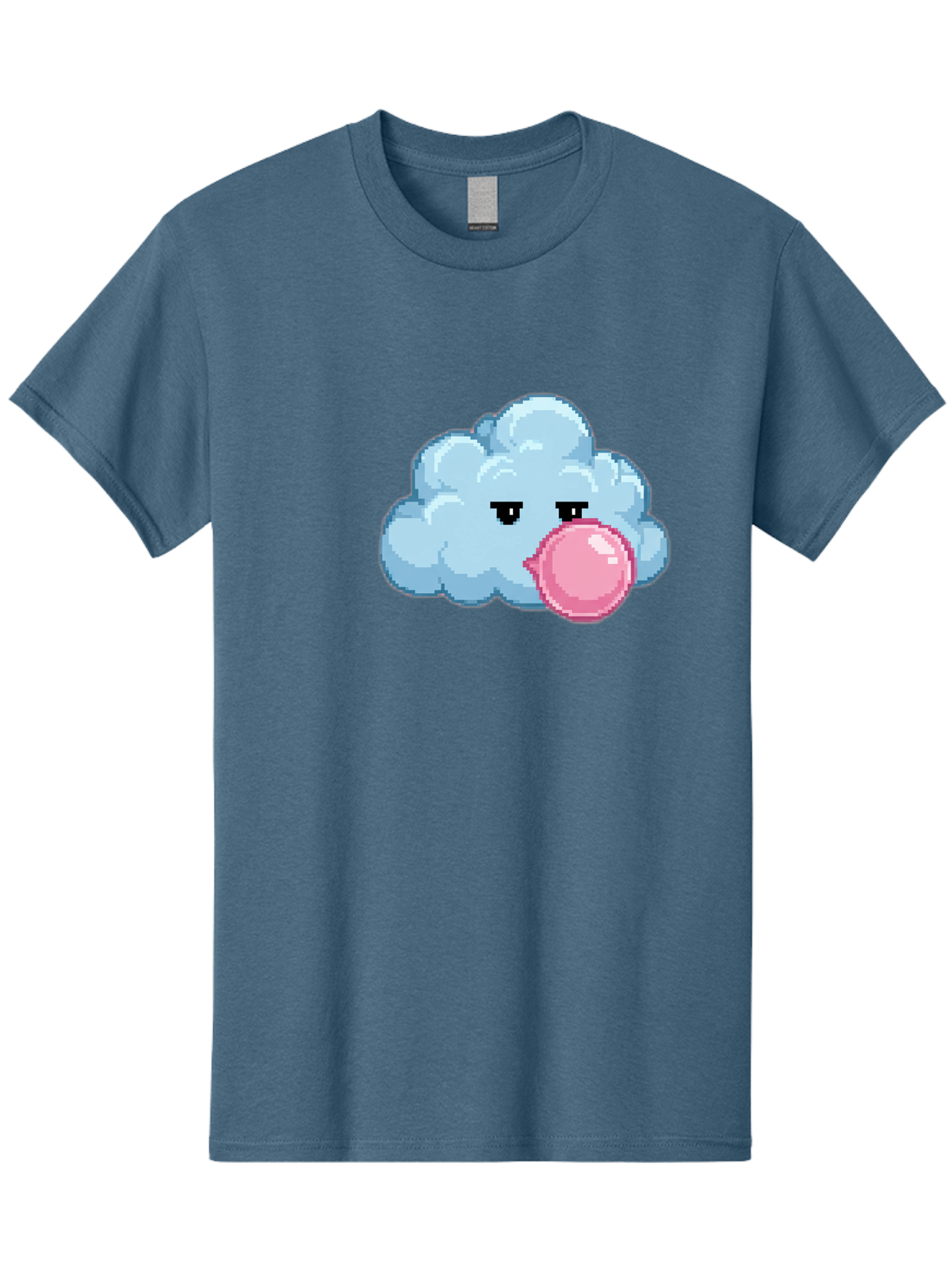 Cloud-Chewing-Pink-Gum Men'S Graphic Tee, 100% Cotton, Comfortable Casual Summer Wear, Machine Washable, Vintage Camera, Old Camera, Antique Camera, Black Camera, Classic Photography, Photography Equipment, Nostalgic Device, Film Camera, Bak268