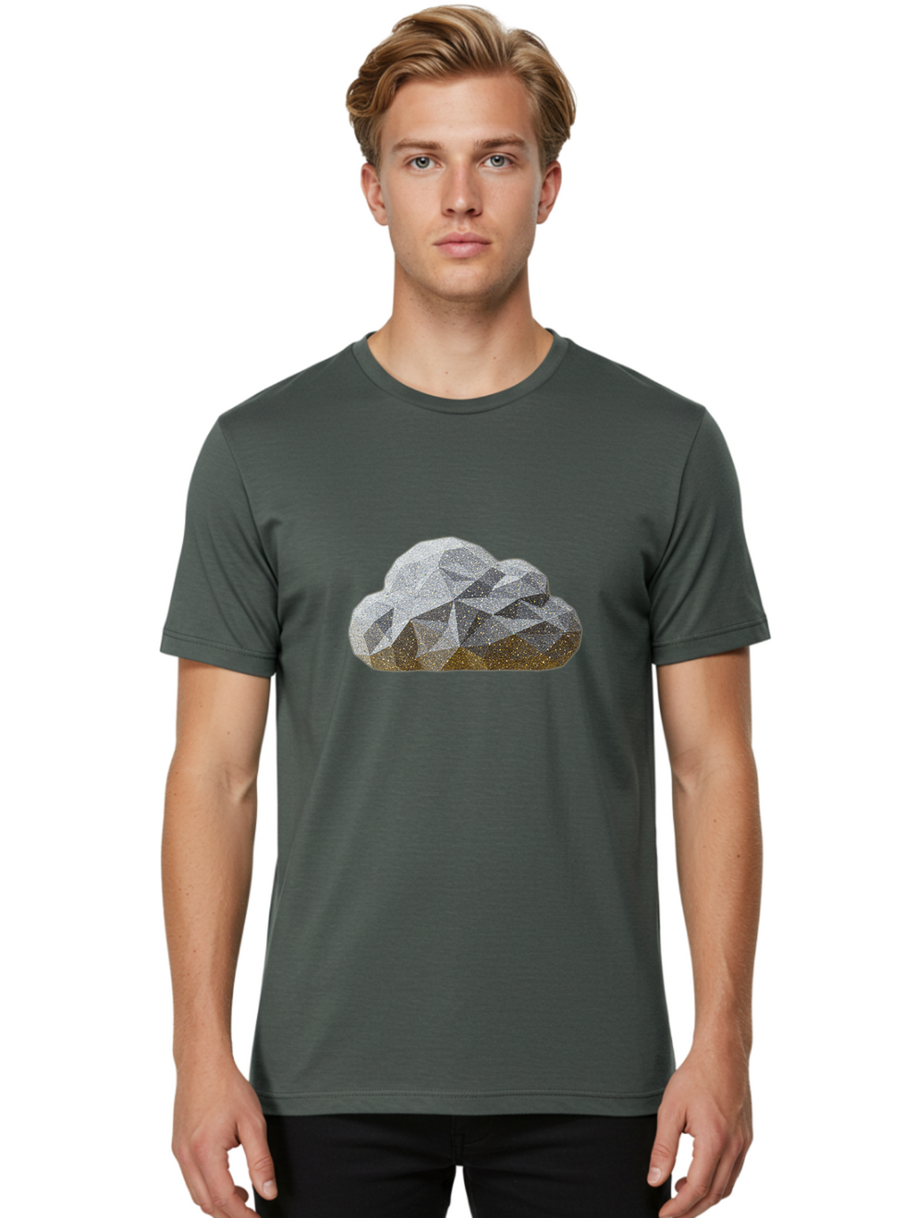 Cloud Men'S Graphic Tee, 100% Cotton, Comfortable Casual Summer Wear, Machine Washable, Vintage Camera, Old Camera, Antique Camera, Black Camera, Classic Photography, Photography Equipment, Nostalgic Device, Film Camera, Camera Art Bak270