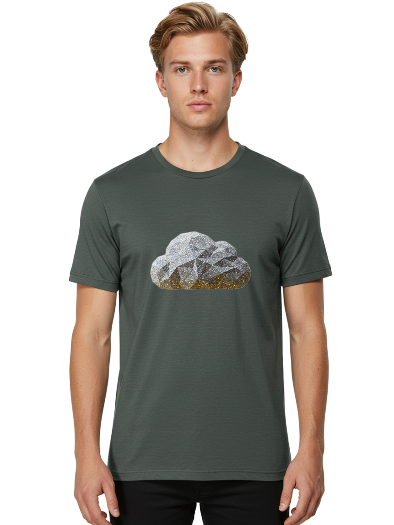 Cloud Men'S Graphic Tee, 100% Cotton, Comfortable Casual Summer Wear, Machine Washable, Vintage Camera, Old Camera, Antique Camera, Black Camera, Classic Photography, Photography Equipment, Nostalgic Device, Film Camera, Camera Art Bak270