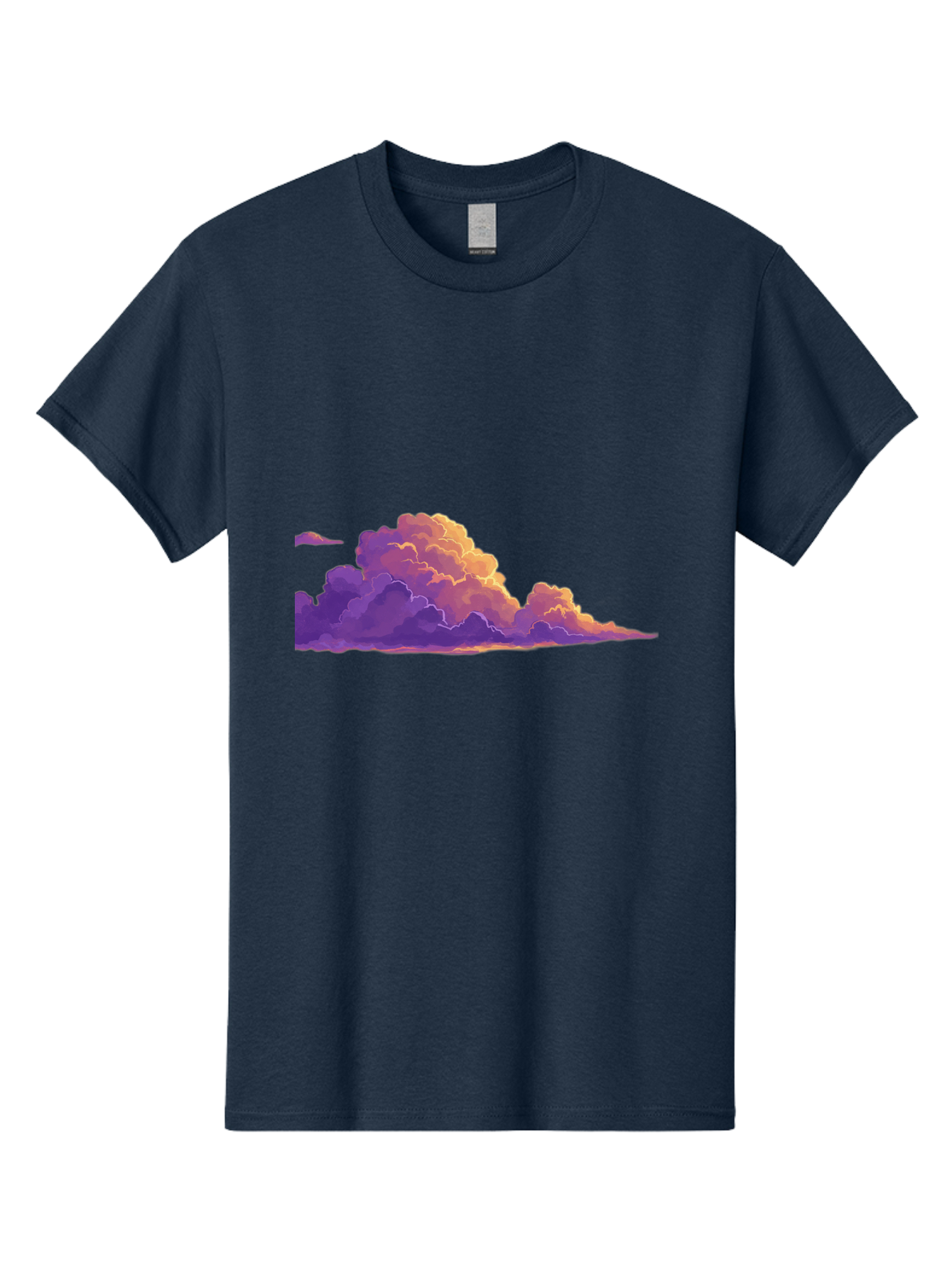 Clouds Men'S Graphic Tee, 100% Cotton, Comfortable Casual Summer Wear, Machine Washable, Vintage Camera, Old Camera, Antique Camera, Black Camera, Classic Photography, Photography Equipment, Nostalgic Device, Film Camera, Camera Art Bak272
