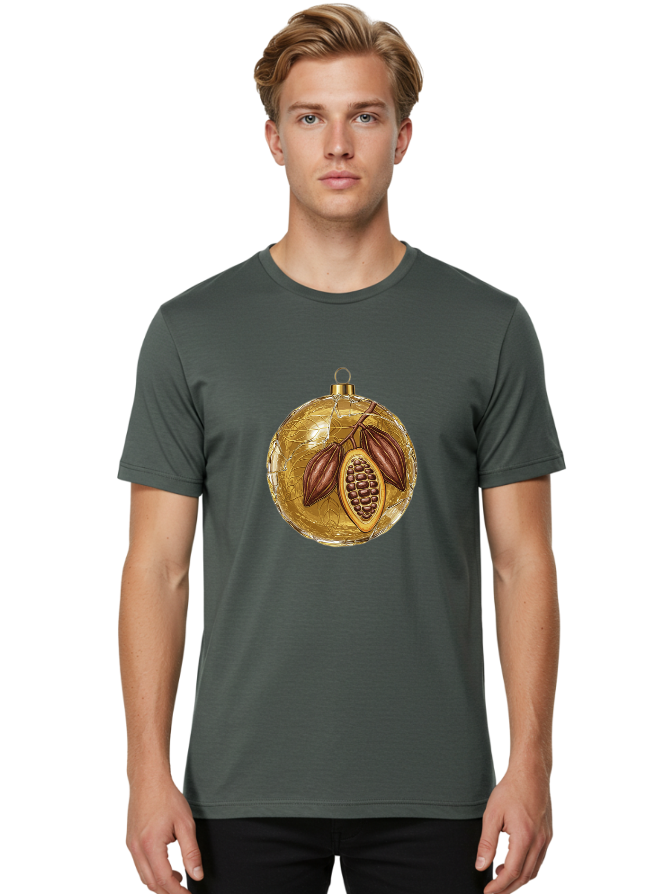 Cocoa-Pod-Ornament Men'S Graphic Tee, 100% Cotton, Comfortable Casual Summer Wear, Machine Washable, Vintage Camera, Old Camera, Antique Camera, Black Camera, Classic Photography, Photography Equipment, Nostalgic Device, Film Camera, Bak277