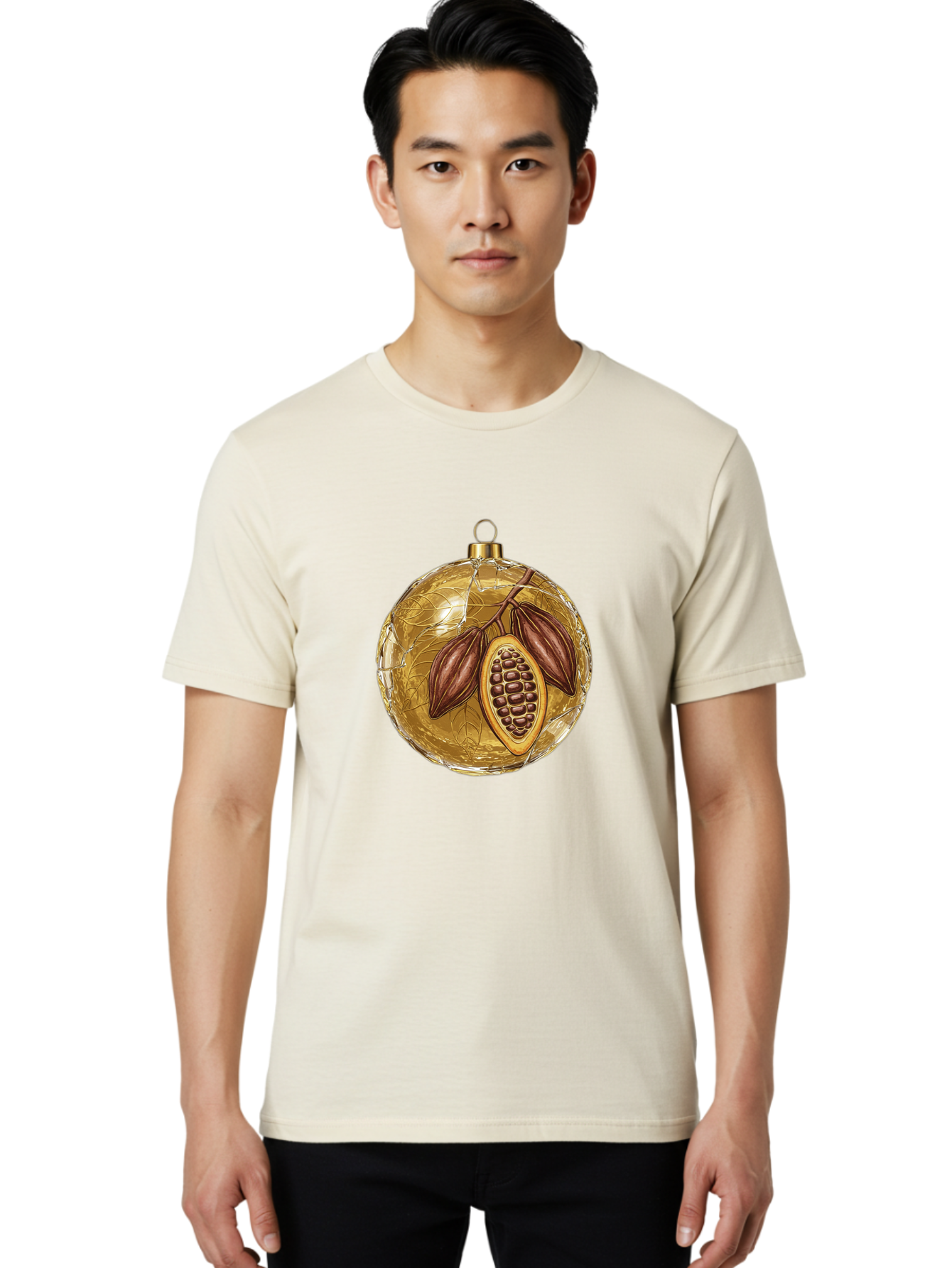Cocoa-Pod-Ornament Men'S Graphic Tee, 100% Cotton, Comfortable Casual Summer Wear, Machine Washable, Vintage Camera, Old Camera, Antique Camera, Black Camera, Classic Photography, Photography Equipment, Nostalgic Device, Film Camera, Bak277
