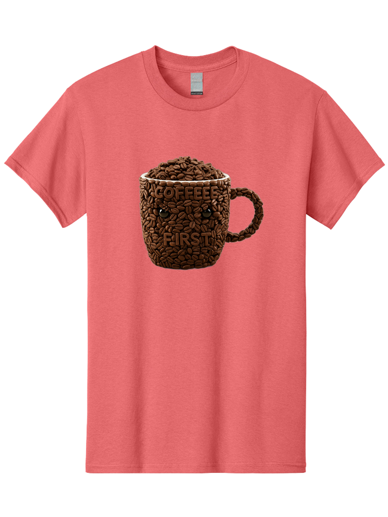 Coffee-First-2 Men'S Graphic Tee, 100% Cotton, Comfortable Casual Summer Wear, Machine Washable, Vintage Camera, Old Camera, Antique Camera, Black Camera, Classic Photography, Photography Equipment, Nostalgic Device, Film Camera, Camera Art Bak280