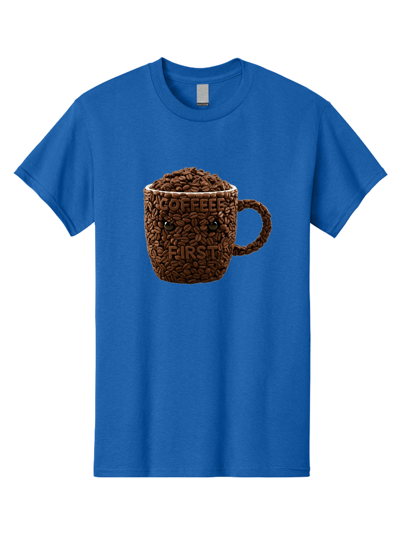 Coffee-First-2 Men'S Graphic Tee, 100% Cotton, Comfortable Casual Summer Wear, Machine Washable, Vintage Camera, Old Camera, Antique Camera, Black Camera, Classic Photography, Photography Equipment, Nostalgic Device, Film Camera, Camera Art Bak280