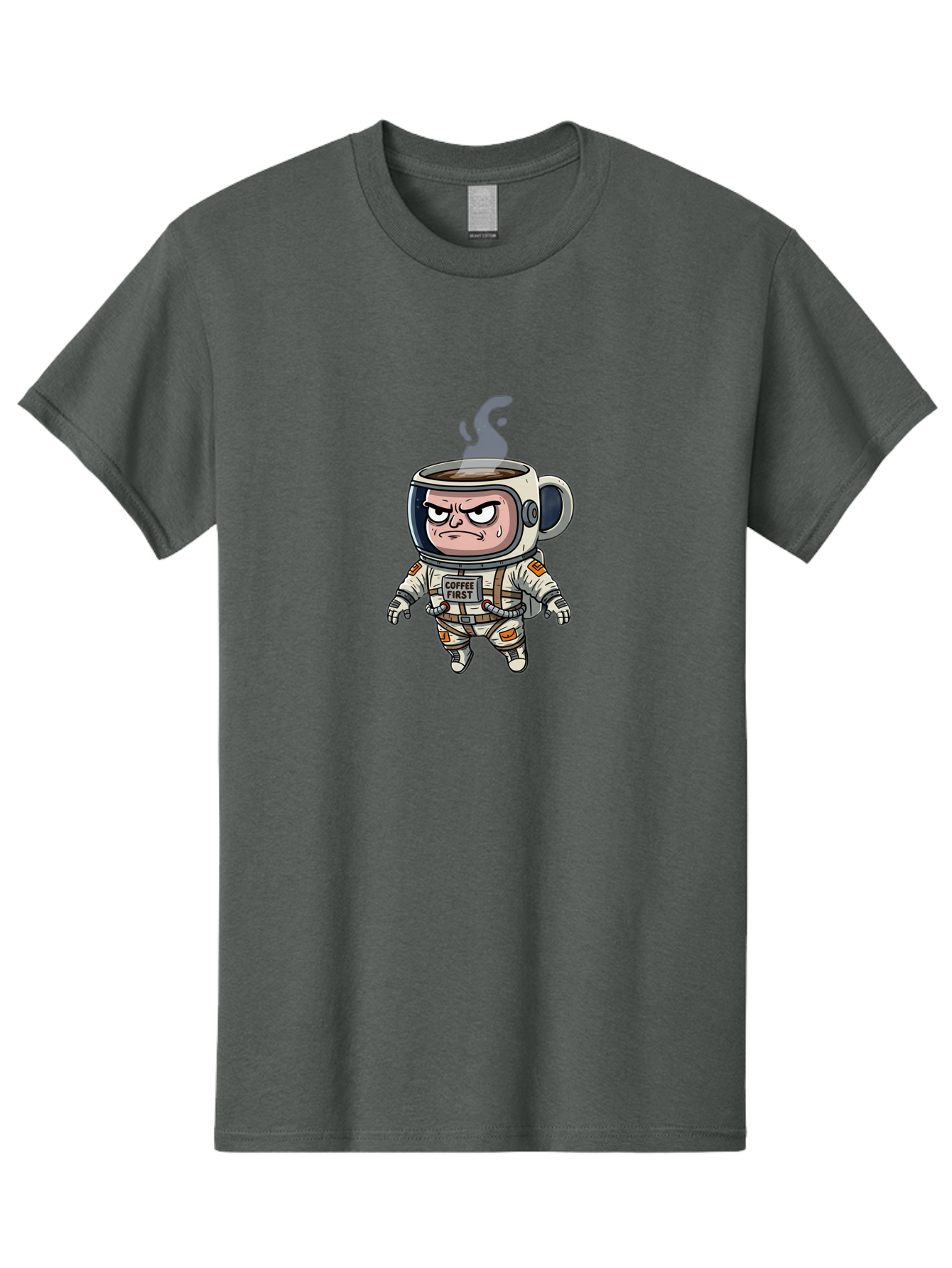 Coffee-First-4 Men'S Graphic Tee, 100% Cotton, Comfortable Casual Summer Wear, Machine Washable, Vintage Camera, Old Camera, Antique Camera, Black Camera, Classic Photography, Photography Equipment, Nostalgic Device, Film Camera, Camera Art Bak282