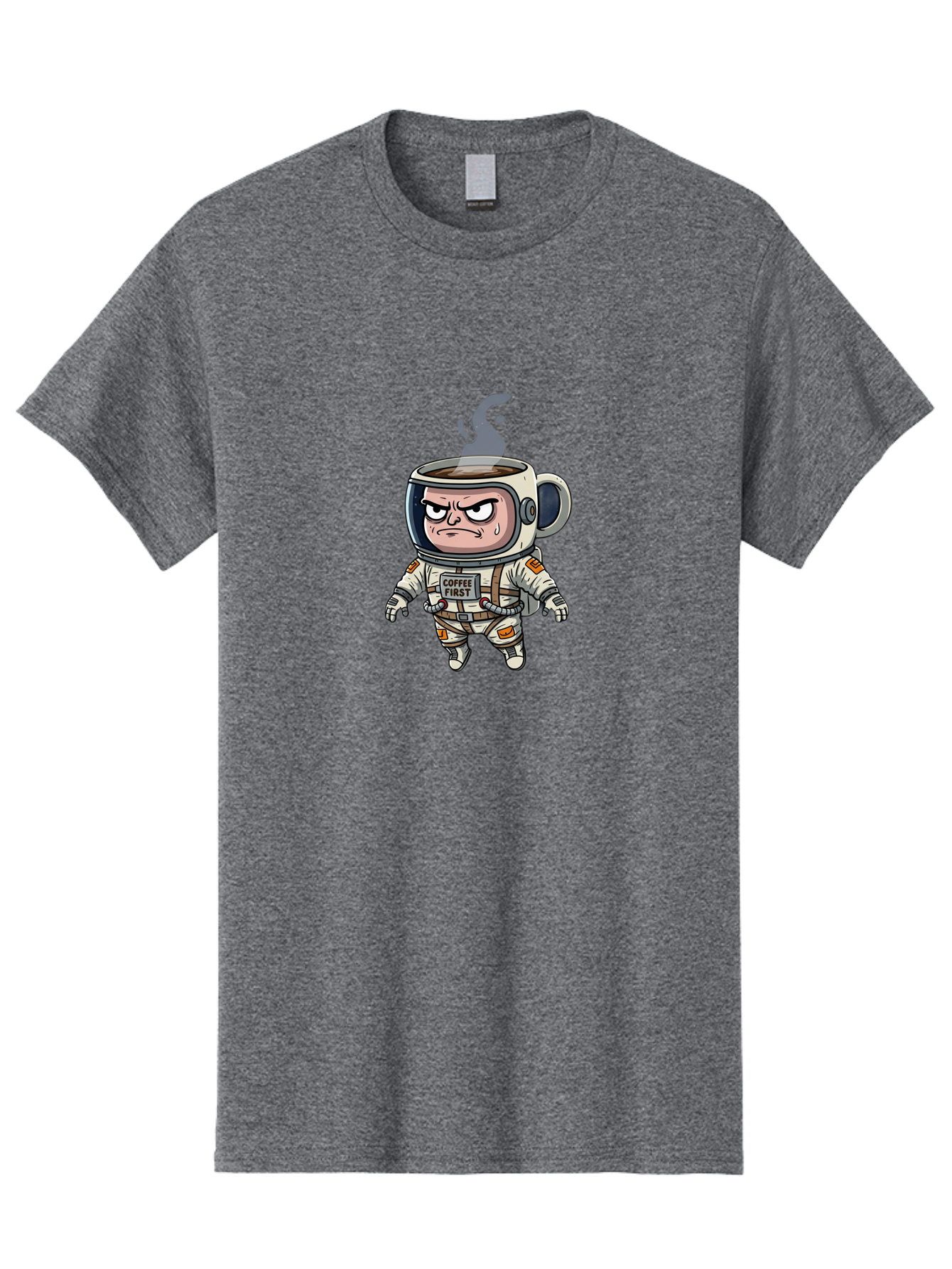 Coffee-First-4 Men'S Graphic Tee, 100% Cotton, Comfortable Casual Summer Wear, Machine Washable, Vintage Camera, Old Camera, Antique Camera, Black Camera, Classic Photography, Photography Equipment, Nostalgic Device, Film Camera, Camera Art Bak282