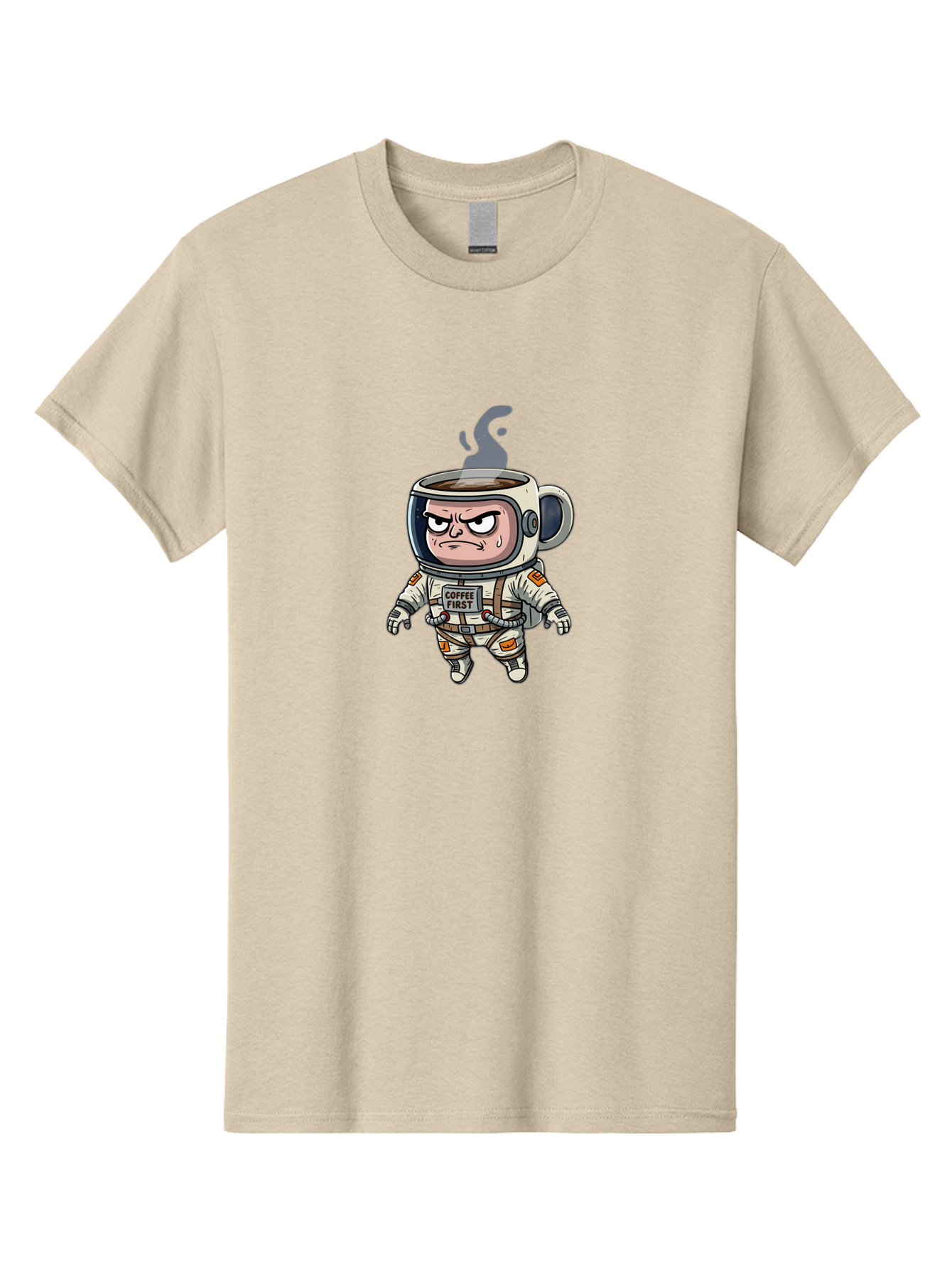 Coffee-First-4 Men'S Graphic Tee, 100% Cotton, Comfortable Casual Summer Wear, Machine Washable, Vintage Camera, Old Camera, Antique Camera, Black Camera, Classic Photography, Photography Equipment, Nostalgic Device, Film Camera, Camera Art Bak282