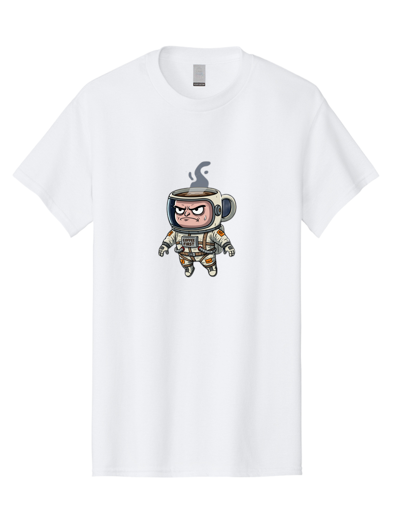 Coffee-First-4 Men'S Graphic Tee, 100% Cotton, Comfortable Casual Summer Wear, Machine Washable, Vintage Camera, Old Camera, Antique Camera, Black Camera, Classic Photography, Photography Equipment, Nostalgic Device, Film Camera, Camera Art Bak282