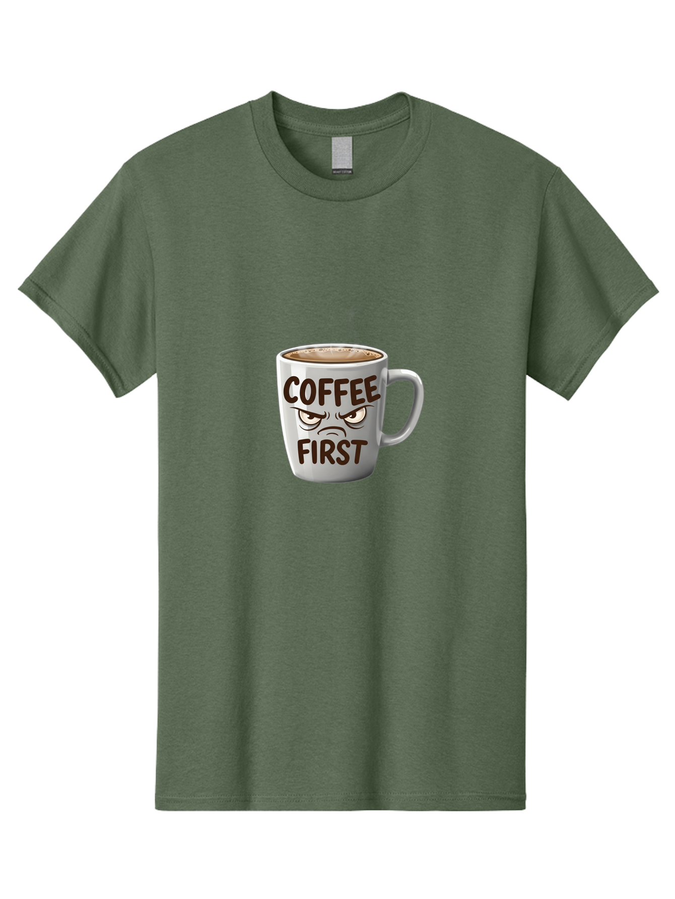 Coffee-First Men'S Graphic Tee, 100% Cotton, Comfortable Casual Summer Wear, Machine Washable, Vintage Camera, Old Camera, Antique Camera, Black Camera, Classic Photography, Photography Equipment, Nostalgic Device, Film Camera, Camera Art Bak283