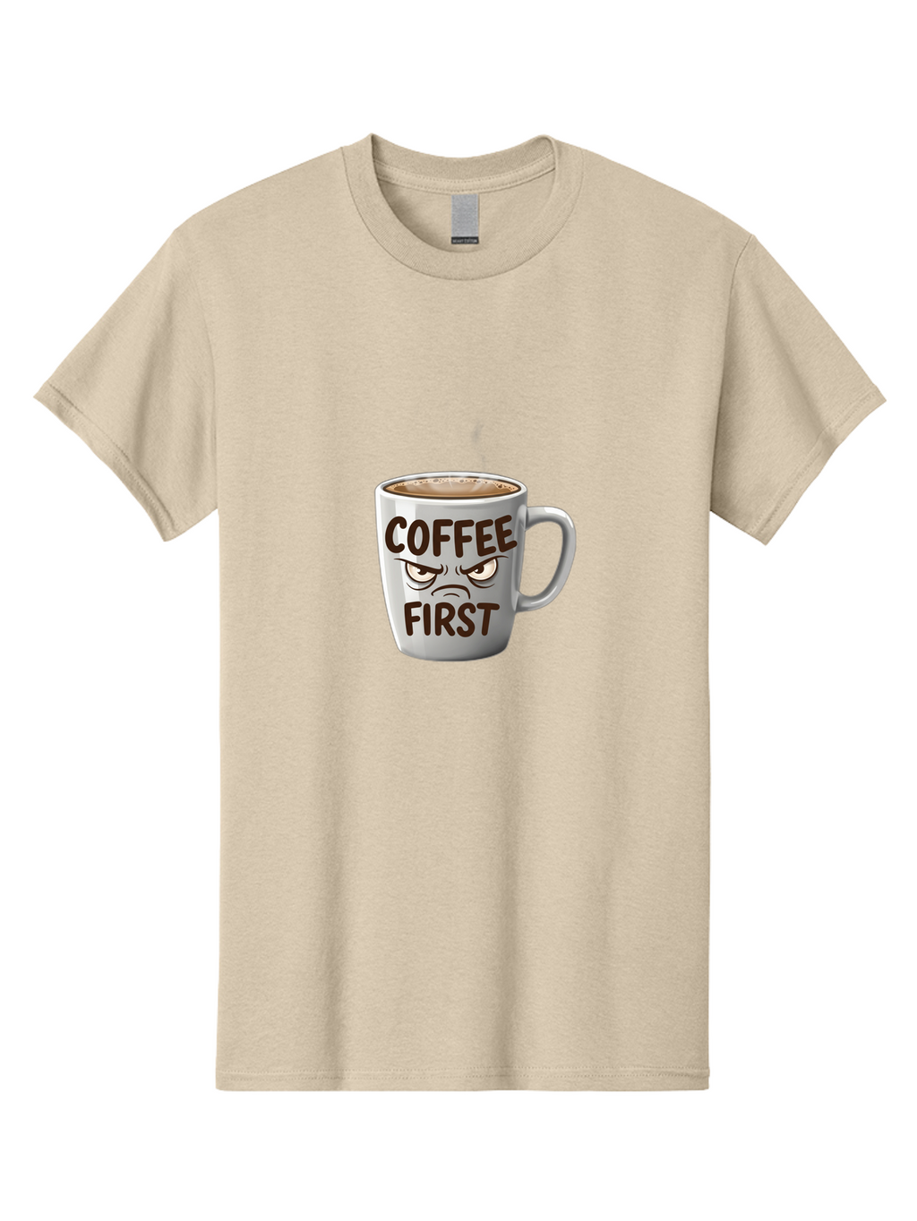 Coffee-First Men'S Graphic Tee, 100% Cotton, Comfortable Casual Summer Wear, Machine Washable, Vintage Camera, Old Camera, Antique Camera, Black Camera, Classic Photography, Photography Equipment, Nostalgic Device, Film Camera, Camera Art Bak283