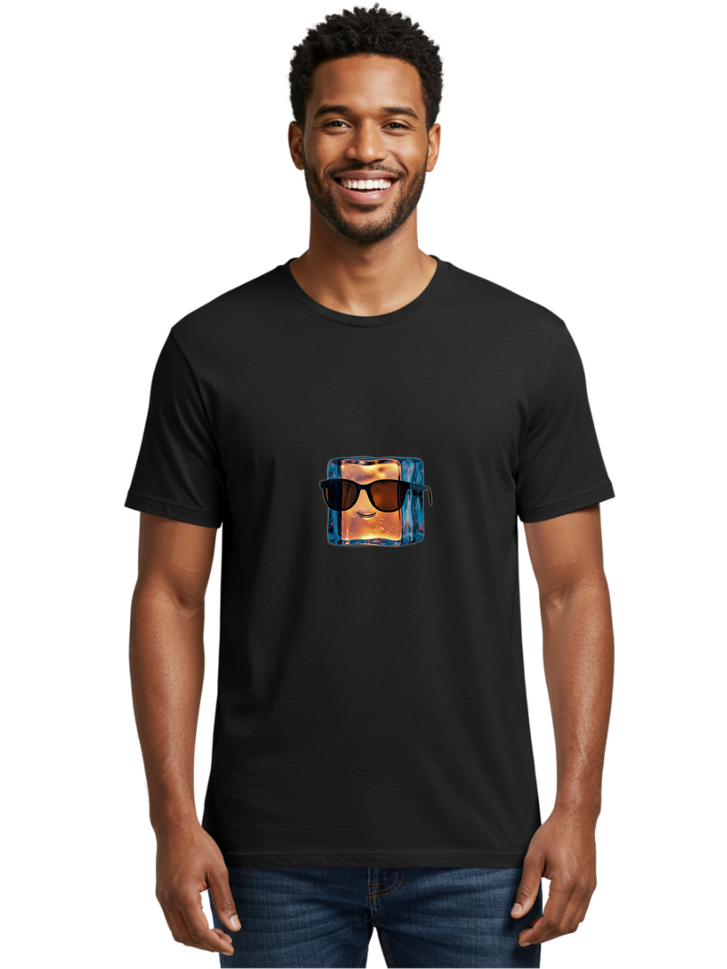 Cool-Ice-Cube Men'S Graphic Tee, 100% Cotton, Comfortable Casual Summer Wear, Machine Washable, Vintage Camera, Old Camera, Antique Camera, Black Camera, Classic Photography, Photography Equipment, Nostalgic Device, Film Camera, Camera Art Bak292