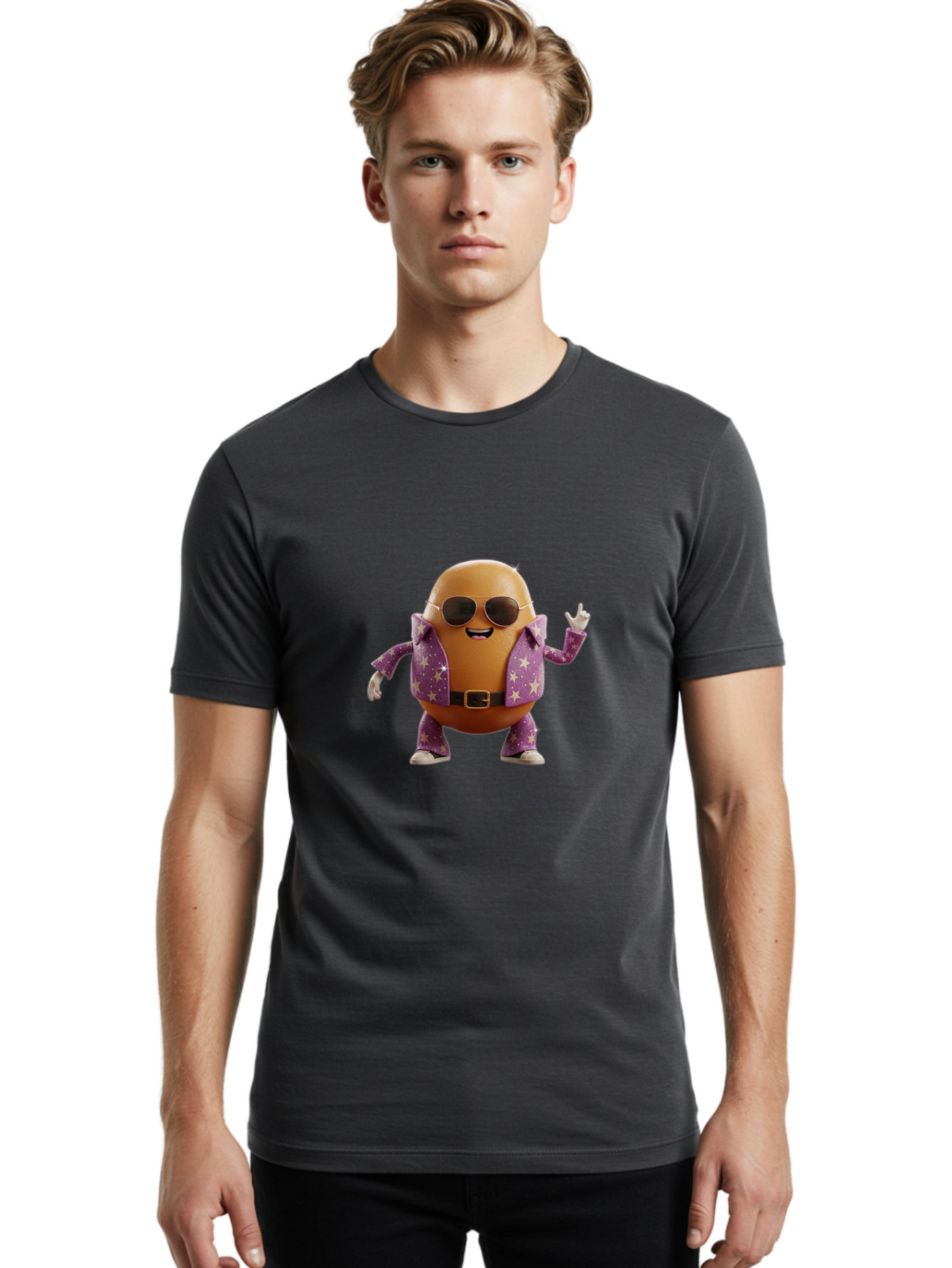 Cool-Potato Men'S Graphic Tee, 100% Cotton, Comfortable Casual Summer Wear, Machine Washable, Vintage Camera, Old Camera, Antique Camera, Black Camera, Classic Photography, Photography Equipment, Nostalgic Device, Film Camera, Camera Art Bak293