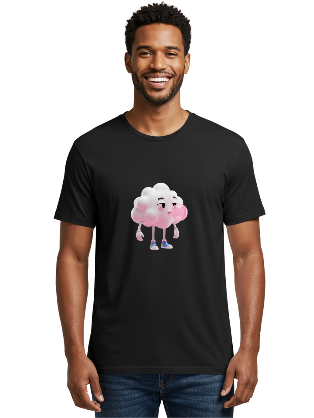 Cotton-Candy Men'S Graphic Tee, 100% Cotton, Comfortable Casual Summer Wear, Machine Washable, Vintage Camera, Old Camera, Antique Camera, Black Camera, Classic Photography, Photography Equipment, Nostalgic Device, Film Camera, Camera Art Bak297