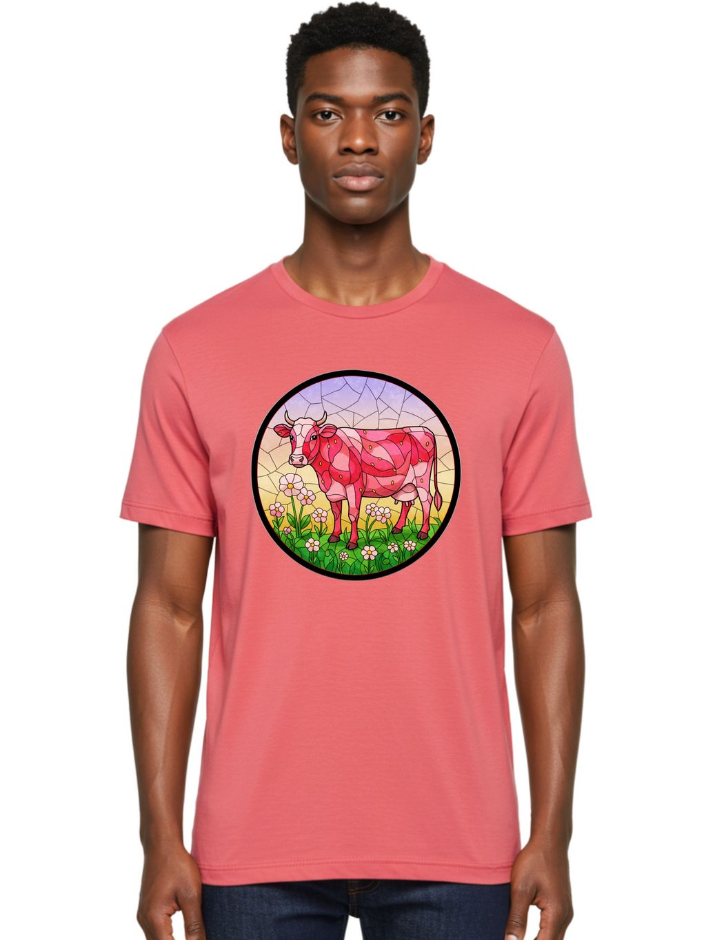 Cow-In-Field Men'S Graphic Tee, 100% Cotton, Comfortable Casual Summer Wear, Machine Washable, Vintage Camera, Old Camera, Antique Camera, Black Camera, Classic Photography, Photography Equipment, Nostalgic Device, Film Camera, Camera Art Bak300