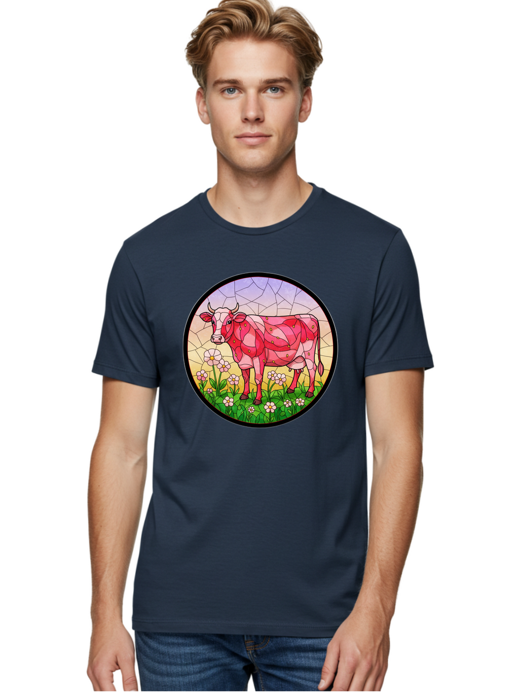 Cow-In-Field Men'S Graphic Tee, 100% Cotton, Comfortable Casual Summer Wear, Machine Washable, Vintage Camera, Old Camera, Antique Camera, Black Camera, Classic Photography, Photography Equipment, Nostalgic Device, Film Camera, Camera Art Bak300
