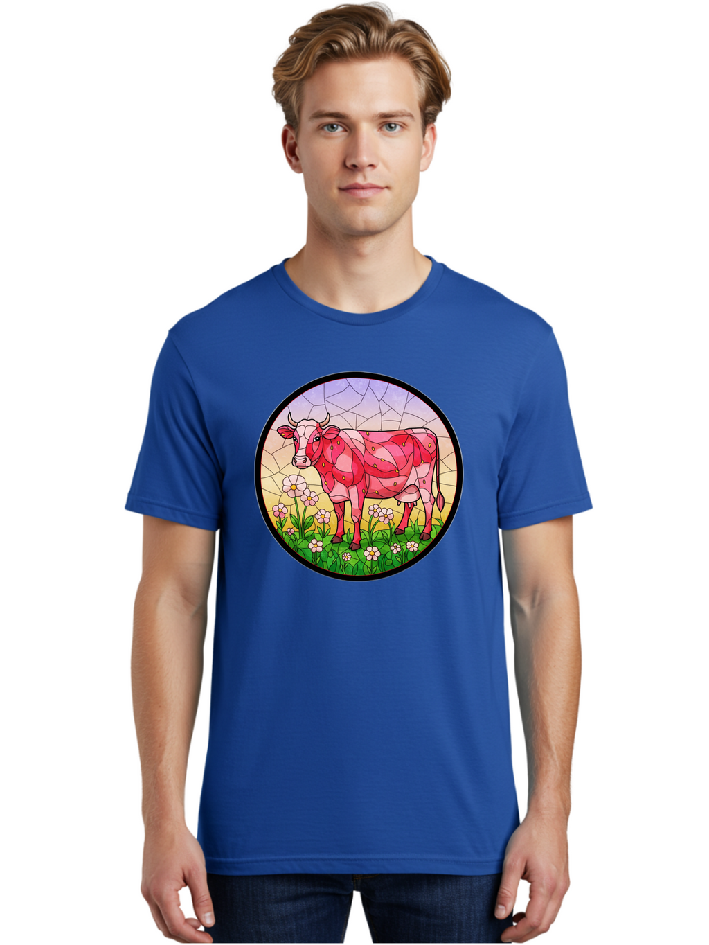 Cow-In-Field Men'S Graphic Tee, 100% Cotton, Comfortable Casual Summer Wear, Machine Washable, Vintage Camera, Old Camera, Antique Camera, Black Camera, Classic Photography, Photography Equipment, Nostalgic Device, Film Camera, Camera Art Bak300