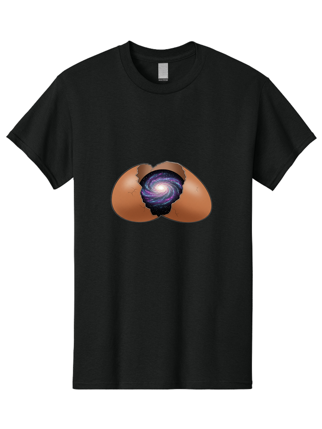 Cracked-Egg-Galaxy-1 Men'S Graphic Tee, 100% Cotton, Comfortable Casual Summer Wear, Machine Washable, Vintage Camera, Old Camera, Antique Camera, Black Camera, Classic Photography, Photography Equipment, Nostalgic Device, Film Camera, Bak303