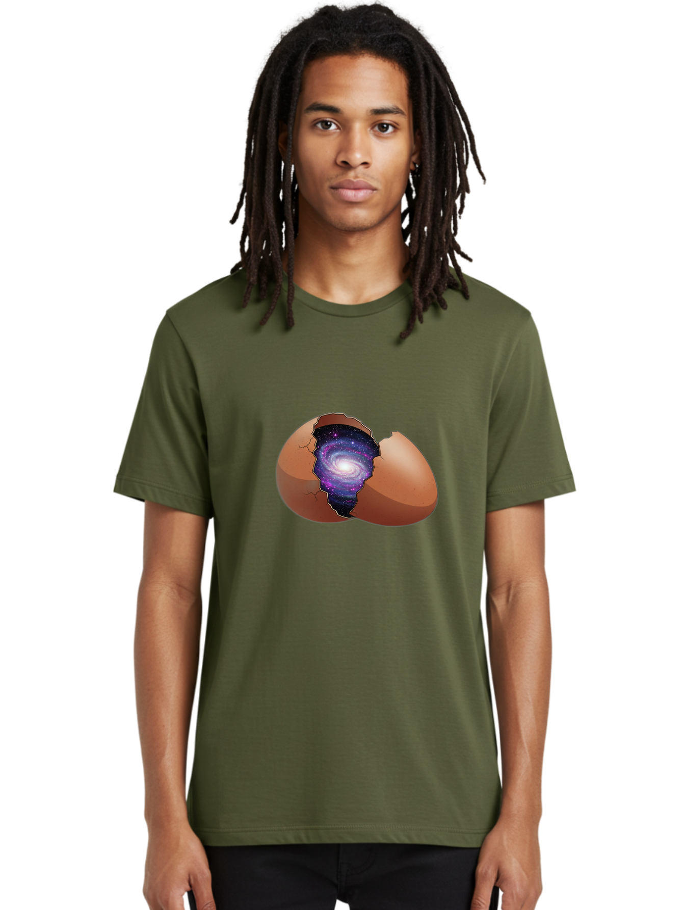 Cracked-Egg-Galaxy-2 Men'S Graphic Tee, 100% Cotton, Comfortable Casual Summer Wear, Machine Washable, Vintage Camera, Old Camera, Antique Camera, Black Camera, Classic Photography, Photography Equipment, Nostalgic Device, Film Camera, Bak304