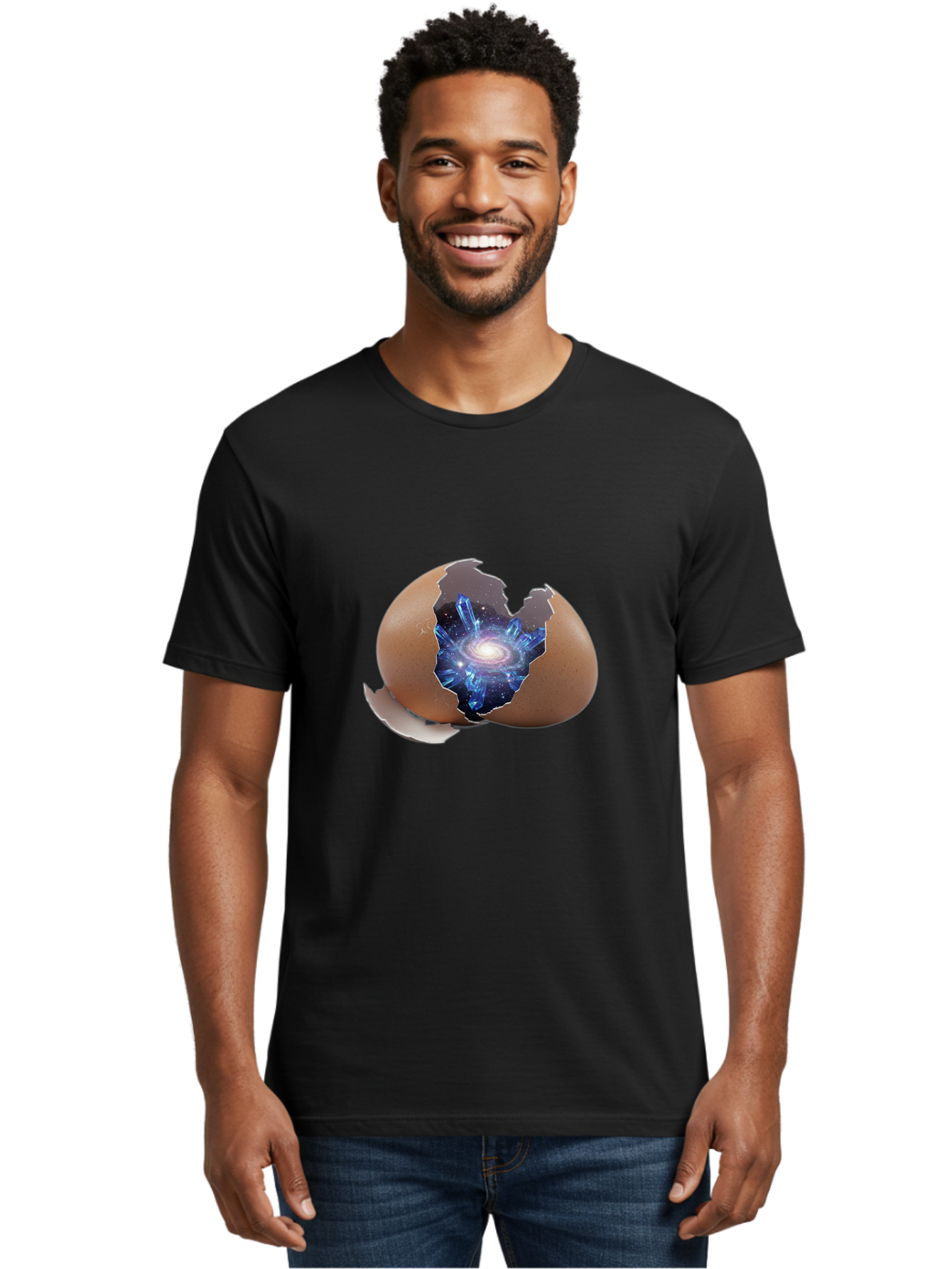 Cracked-Egg-Galaxy-3 Men'S Graphic Tee, 100% Cotton, Comfortable Casual Summer Wear, Machine Washable, Vintage Camera, Old Camera, Antique Camera, Black Camera, Classic Photography, Photography Equipment, Nostalgic Device, Film Camera, Bak305