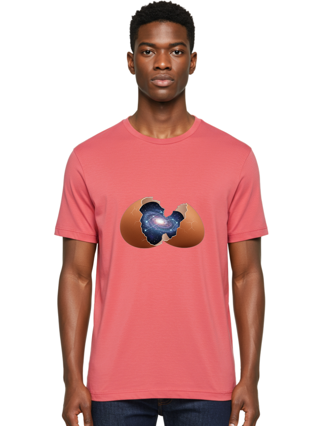 Cracked-Egg-Galaxy-4 Men'S Graphic Tee, 100% Cotton, Comfortable Casual Summer Wear, Machine Washable, Vintage Camera, Old Camera, Antique Camera, Black Camera, Classic Photography, Photography Equipment, Nostalgic Device, Film Camera, Bak306