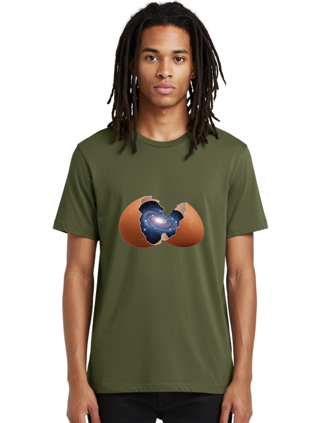 Cracked-Egg-Galaxy-4 Men'S Graphic Tee, 100% Cotton, Comfortable Casual Summer Wear, Machine Washable, Vintage Camera, Old Camera, Antique Camera, Black Camera, Classic Photography, Photography Equipment, Nostalgic Device, Film Camera, Bak306