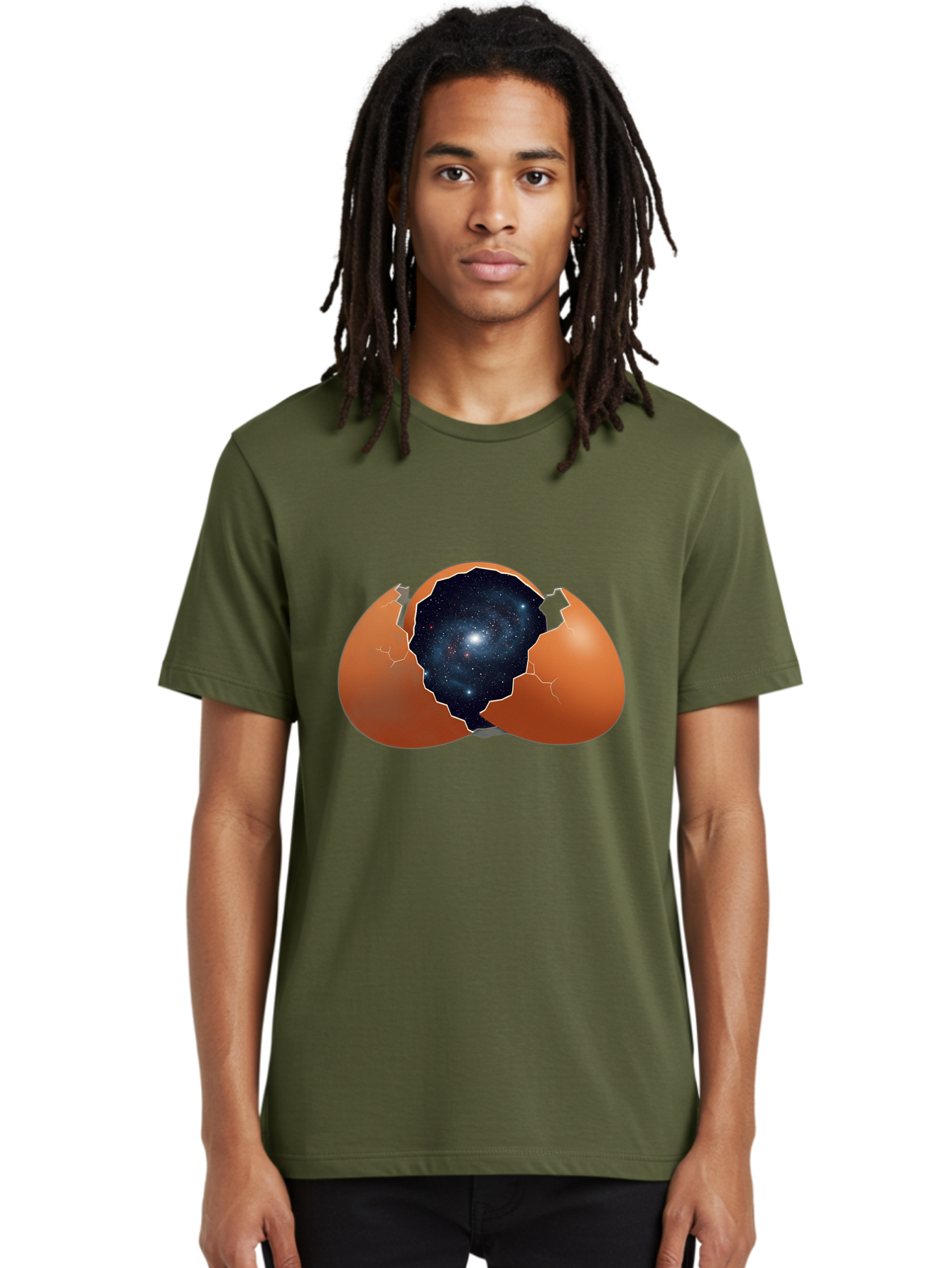 Cracked-Egg-Galaxy Men'S Graphic Tee, 100% Cotton, Comfortable Casual Summer Wear, Machine Washable, Vintage Camera, Old Camera, Antique Camera, Black Camera, Classic Photography, Photography Equipment, Nostalgic Device, Film Camera, Bak309