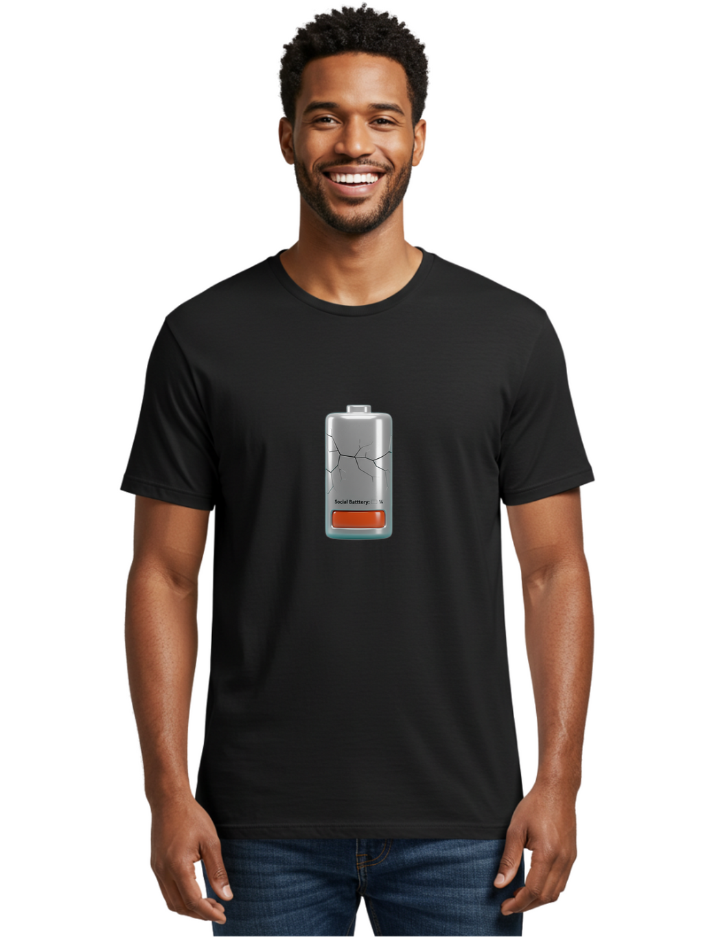 Cracked-Social-Battery Men'S Graphic Tee, 100% Cotton, Comfortable Casual Summer Wear, Machine Washable, Vintage Camera, Old Camera, Antique Camera, Black Camera, Classic Photography, Photography Equipment, Nostalgic Device, Film Camera, Bak313