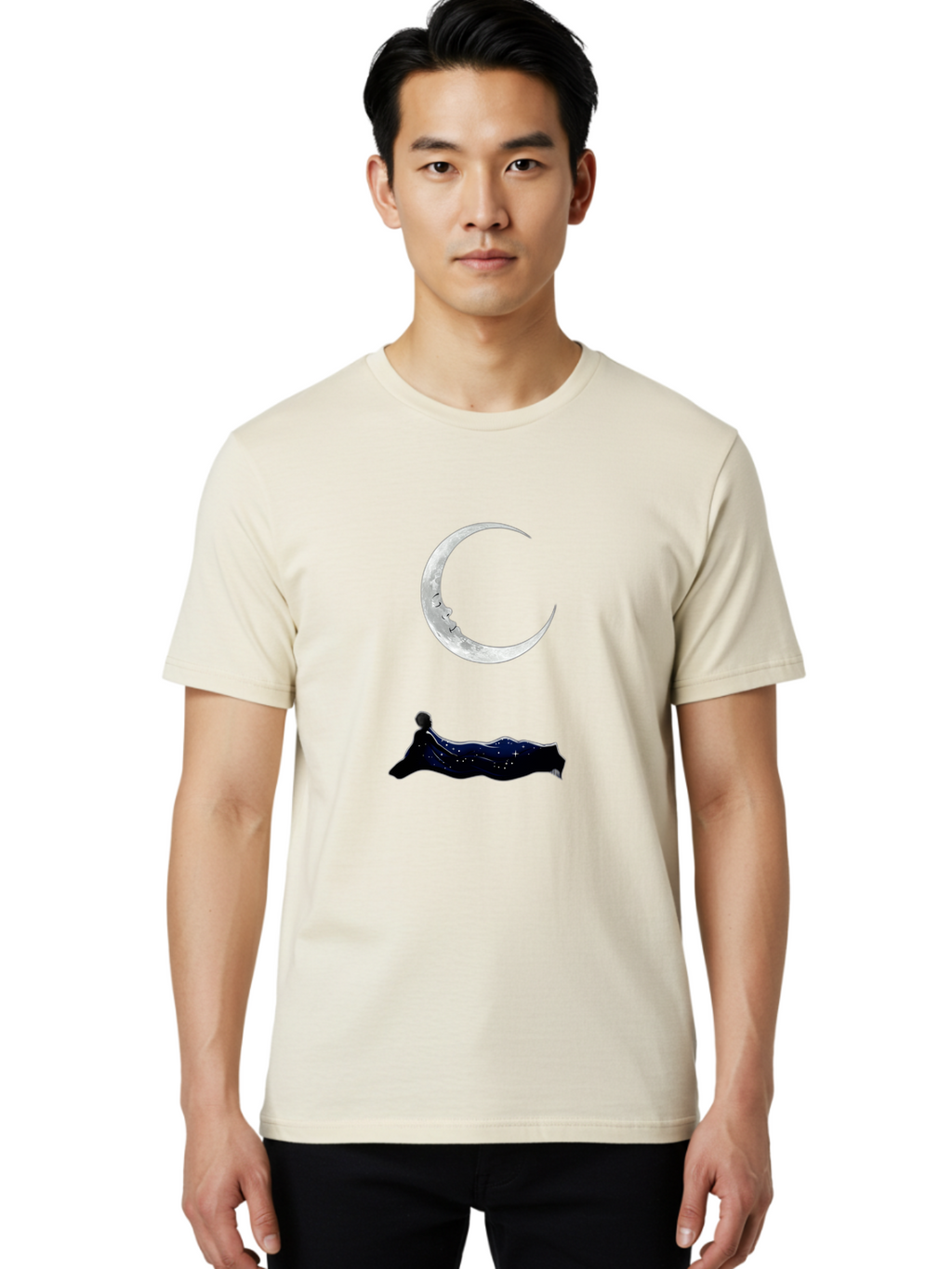 Crescent-Moon-And-Camel Men'S Graphic Tee, 100% Cotton, Comfortable Casual Summer Wear, Machine Washable, Vintage Camera, Old Camera, Antique Camera, Black Camera, Classic Photography, Photography Equipment, Nostalgic Device, Film Camera, Bak315