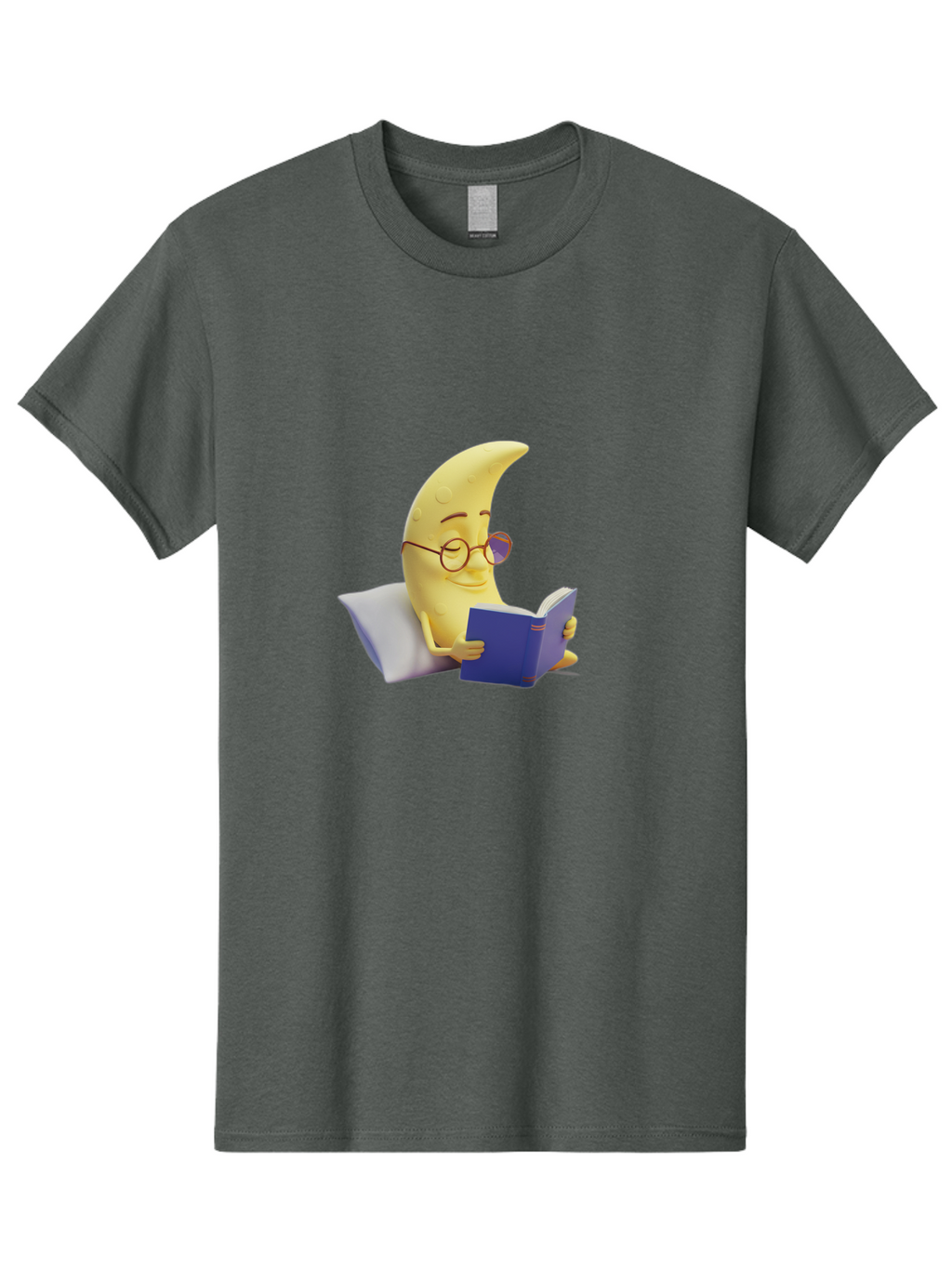 Crescent-Moon-Reading Men'S Graphic Tee, 100% Cotton, Comfortable Casual Summer Wear, Machine Washable, Vintage Camera, Old Camera, Antique Camera, Black Camera, Classic Photography, Photography Equipment, Nostalgic Device, Film Camera, Bak319
