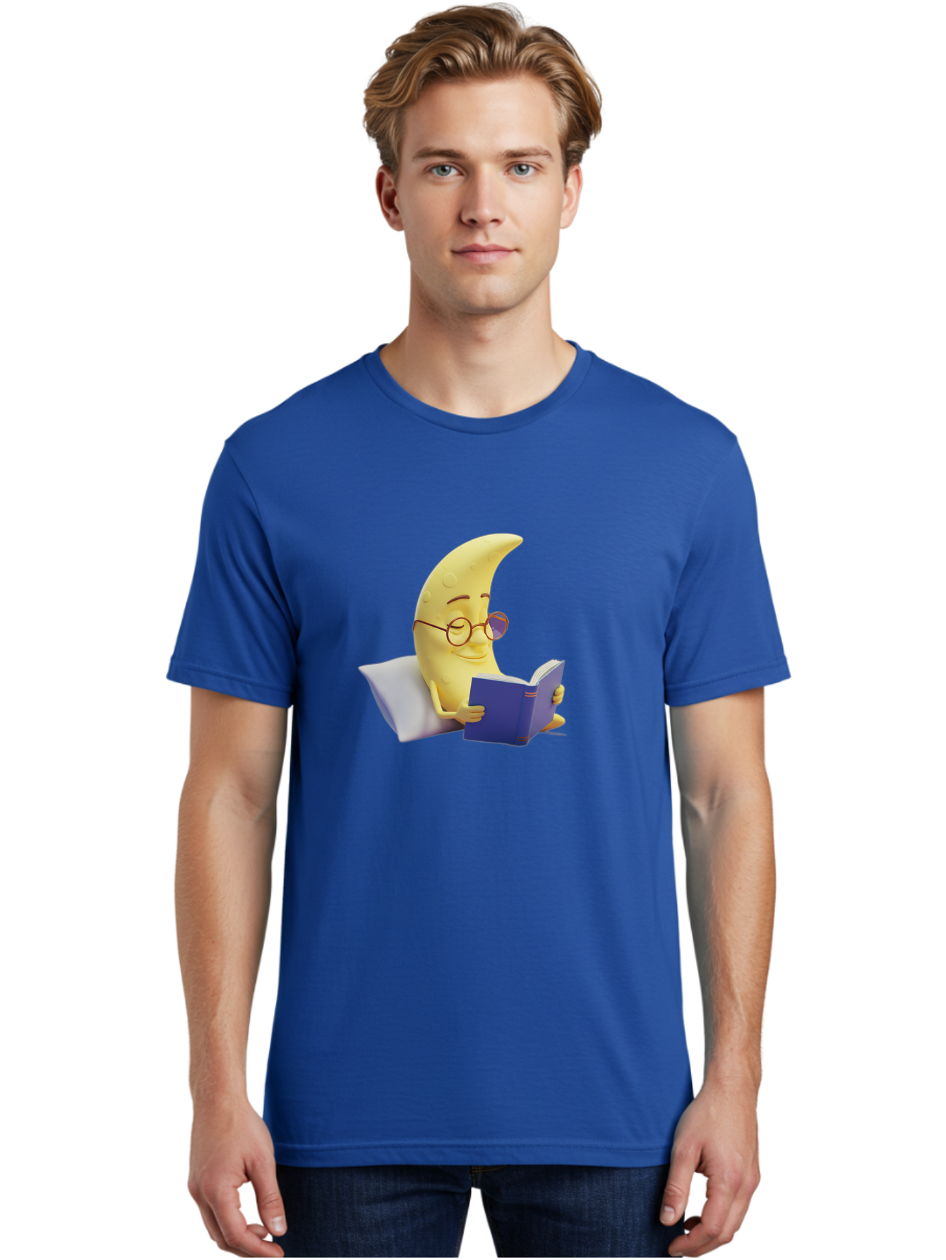 Crescent-Moon-Reading Men'S Graphic Tee, 100% Cotton, Comfortable Casual Summer Wear, Machine Washable, Vintage Camera, Old Camera, Antique Camera, Black Camera, Classic Photography, Photography Equipment, Nostalgic Device, Film Camera, Bak319