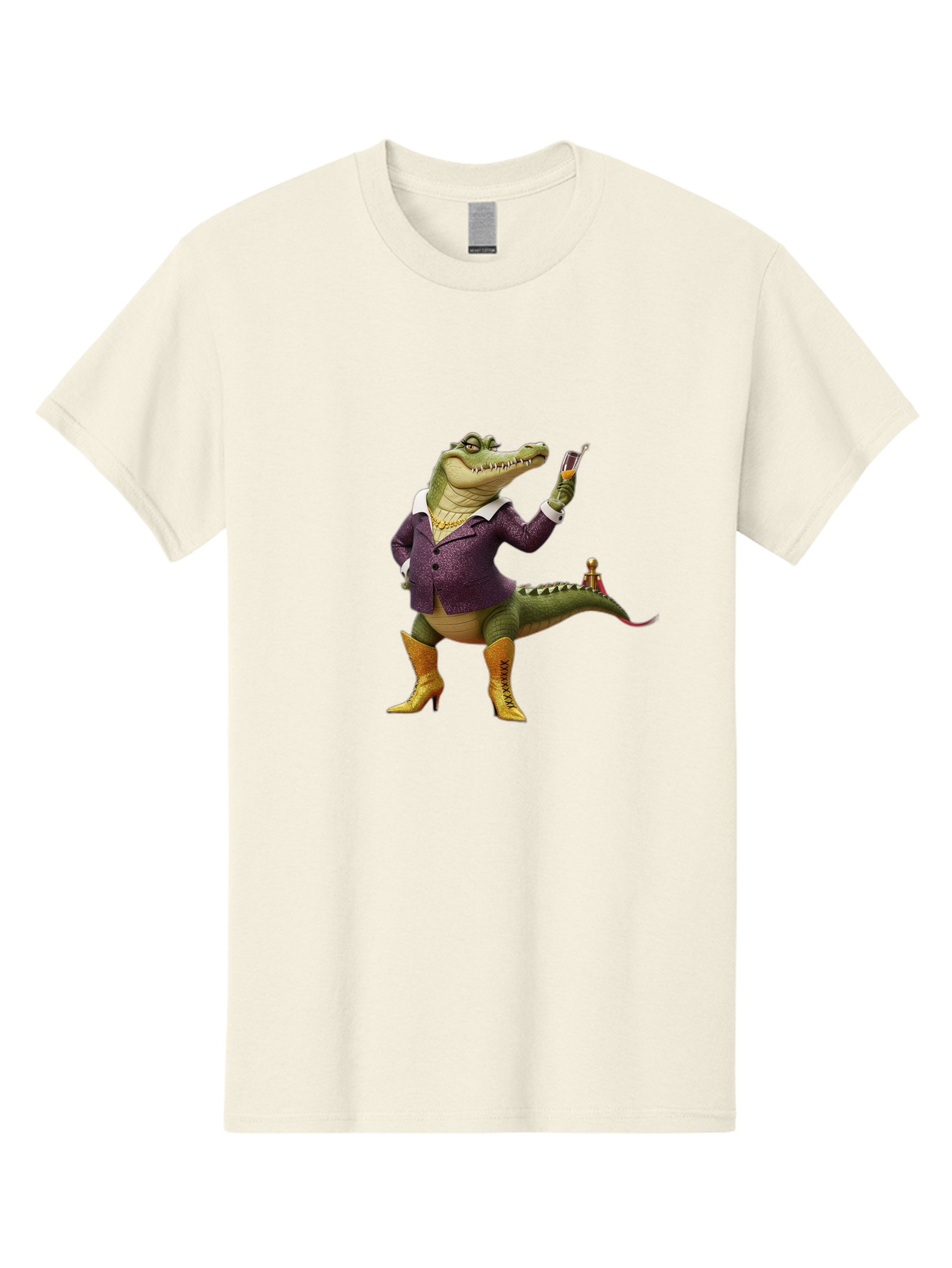 Crocodile-In-Purple-Suit Men'S Graphic Tee, 100% Cotton, Comfortable Casual Summer Wear, Machine Washable, Vintage Camera, Old Camera, Antique Camera, Black Camera, Classic Photography, Photography Equipment, Nostalgic Device, Film Camera, Bak324
