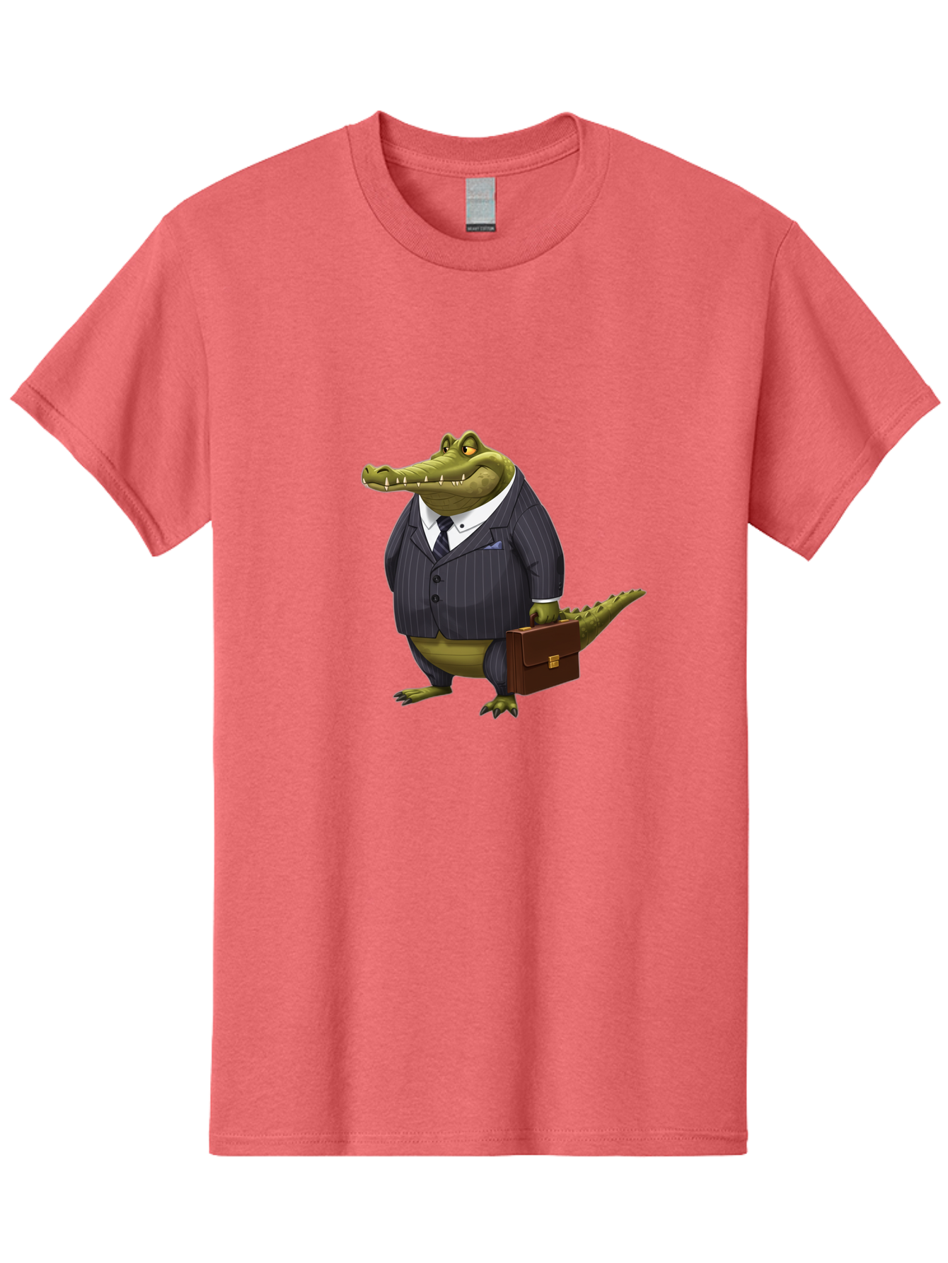 Crocodile-In-Suit Men'S Graphic Tee, 100% Cotton, Comfortable Casual Summer Wear, Machine Washable, Vintage Camera, Old Camera, Antique Camera, Black Camera, Classic Photography, Photography Equipment, Nostalgic Device, Film Camera, Camera Art Bak334