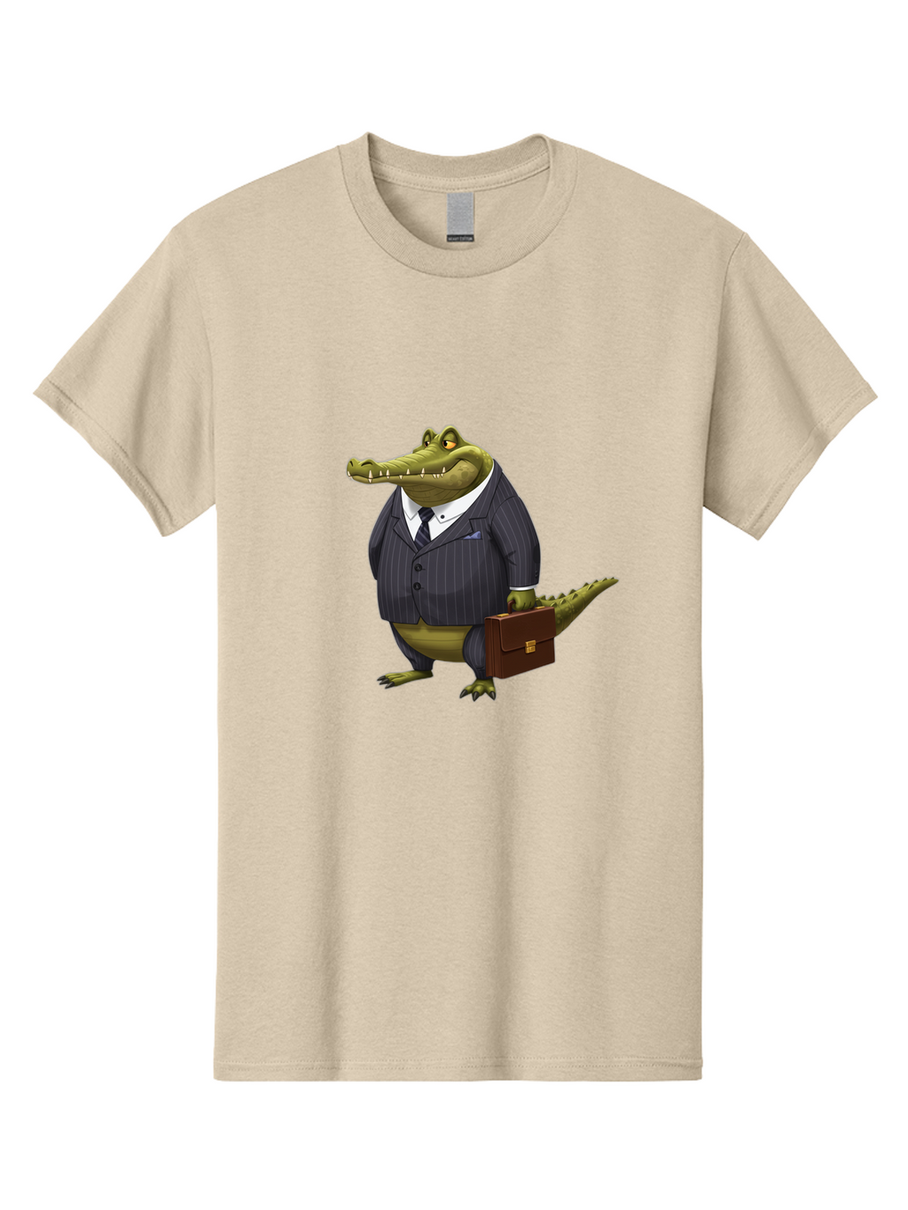 Crocodile-In-Suit Men'S Graphic Tee, 100% Cotton, Comfortable Casual Summer Wear, Machine Washable, Vintage Camera, Old Camera, Antique Camera, Black Camera, Classic Photography, Photography Equipment, Nostalgic Device, Film Camera, Camera Art Bak334