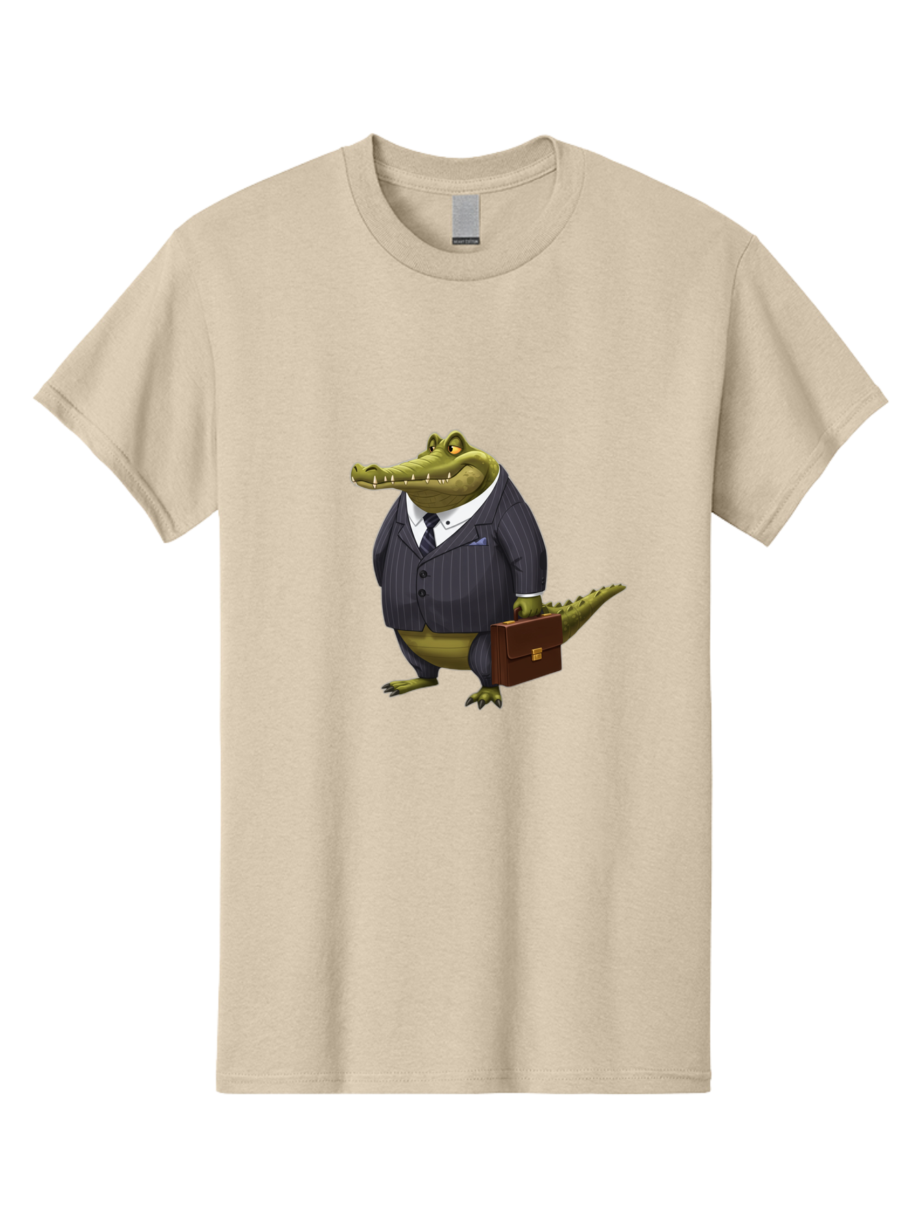 Crocodile-In-Suit Men'S Graphic Tee, 100% Cotton, Comfortable Casual Summer Wear, Machine Washable, Vintage Camera, Old Camera, Antique Camera, Black Camera, Classic Photography, Photography Equipment, Nostalgic Device, Film Camera, Camera Art Bak334
