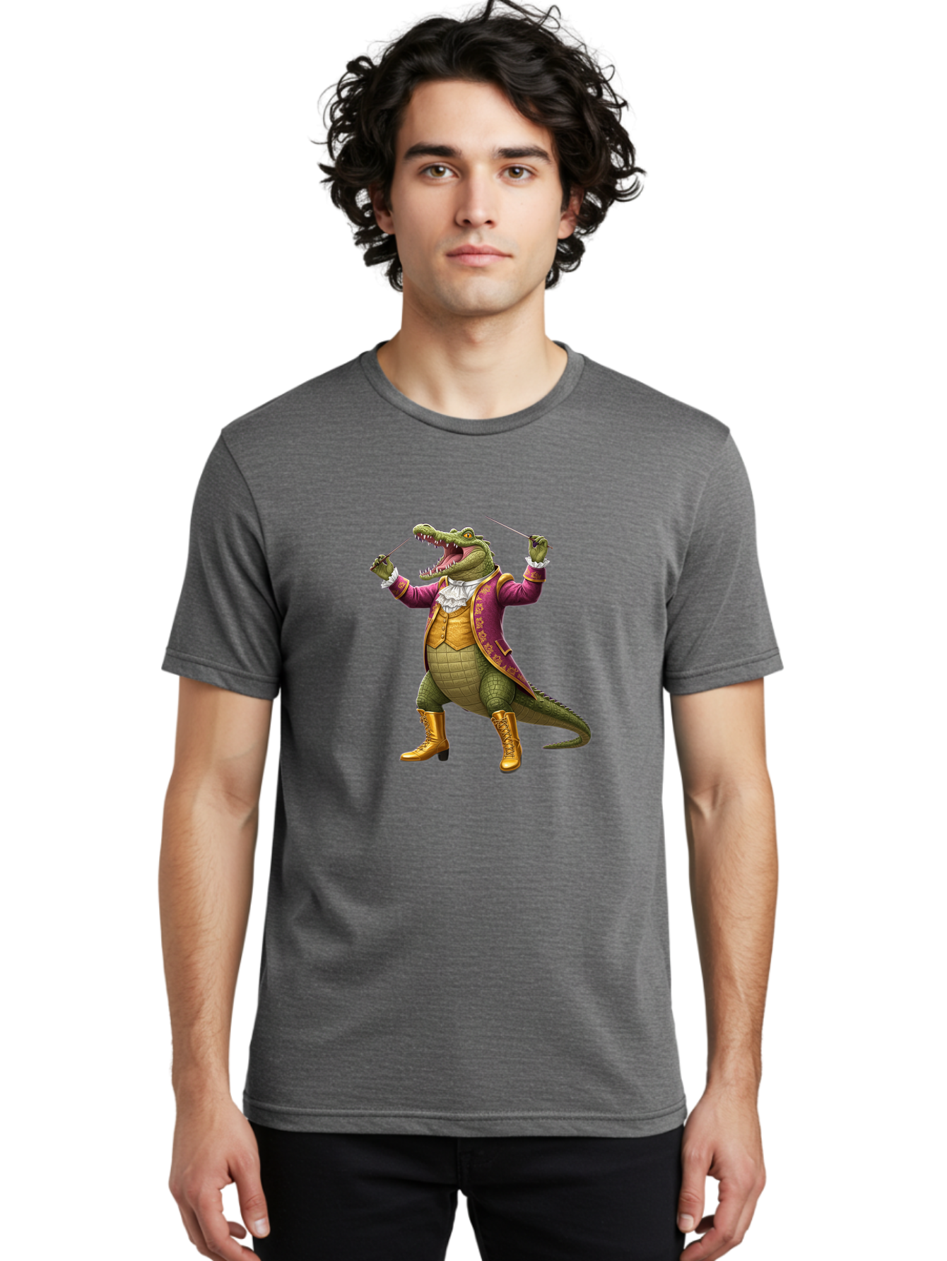 Crocodile-Maestro Men'S Graphic Tee, 100% Cotton, Comfortable Casual Summer Wear, Machine Washable, Vintage Camera, Old Camera, Antique Camera, Black Camera, Classic Photography, Photography Equipment, Nostalgic Device, Film Camera, Camera Art Bak335