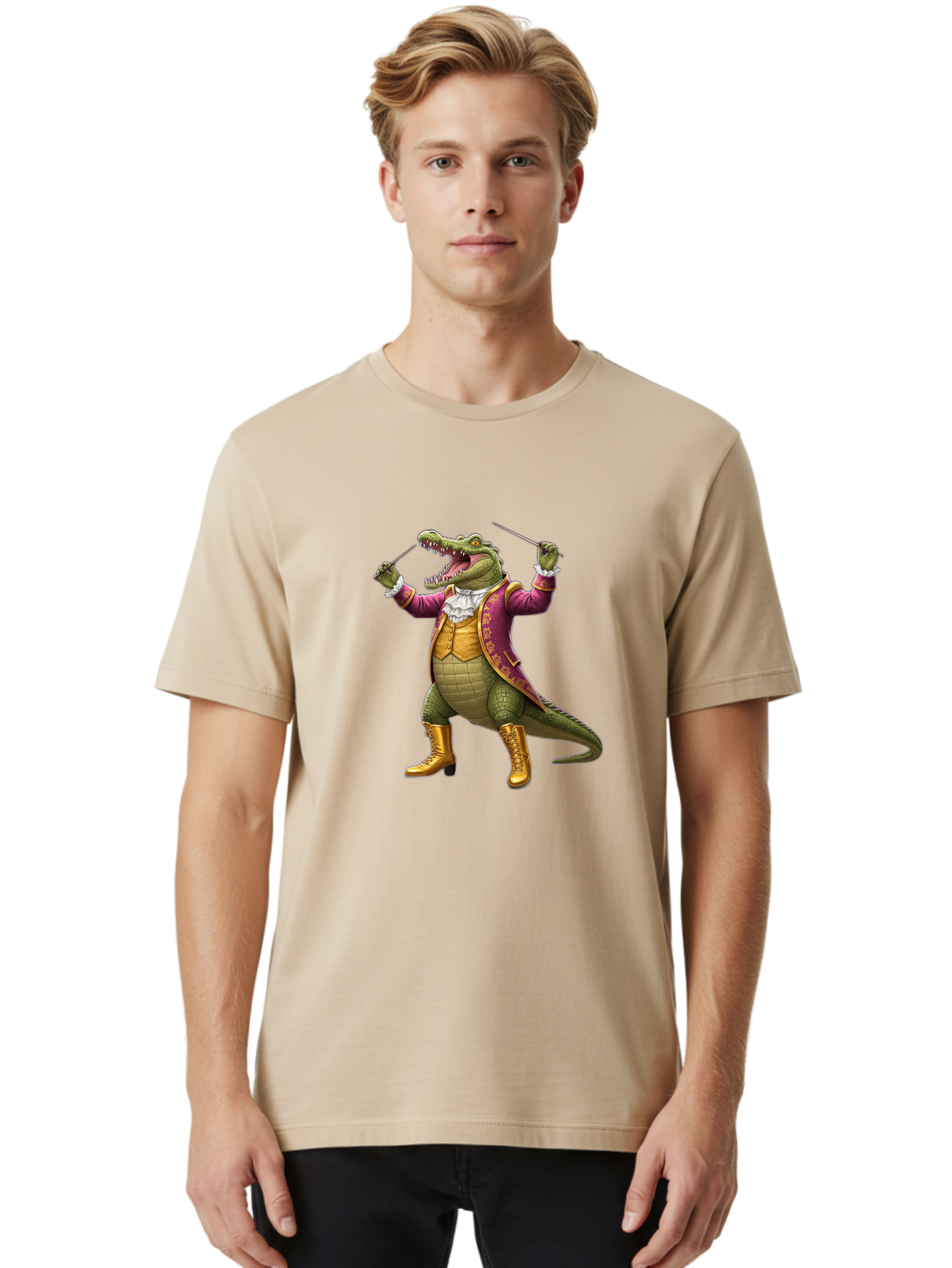 Crocodile-Maestro Men'S Graphic Tee, 100% Cotton, Comfortable Casual Summer Wear, Machine Washable, Vintage Camera, Old Camera, Antique Camera, Black Camera, Classic Photography, Photography Equipment, Nostalgic Device, Film Camera, Camera Art Bak335