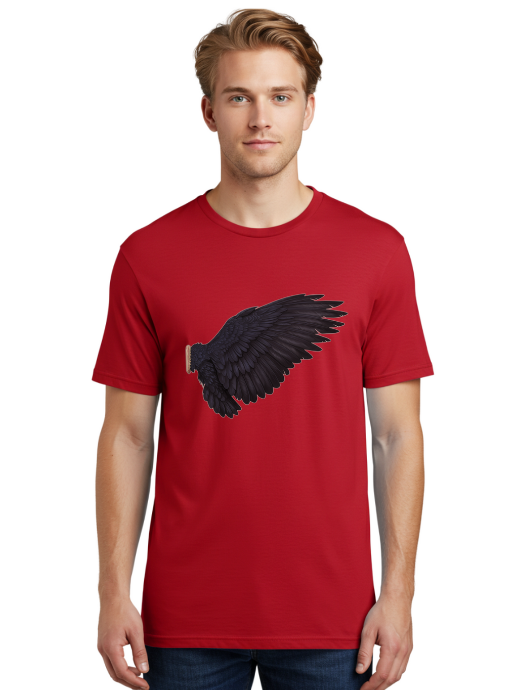 Crow Men'S Graphic Tee, 100% Cotton, Comfortable Casual Summer Wear, Machine Washable, Vintage Camera, Old Camera, Antique Camera, Black Camera, Classic Photography, Photography Equipment, Nostalgic Device, Film Camera, Camera Art Bak340