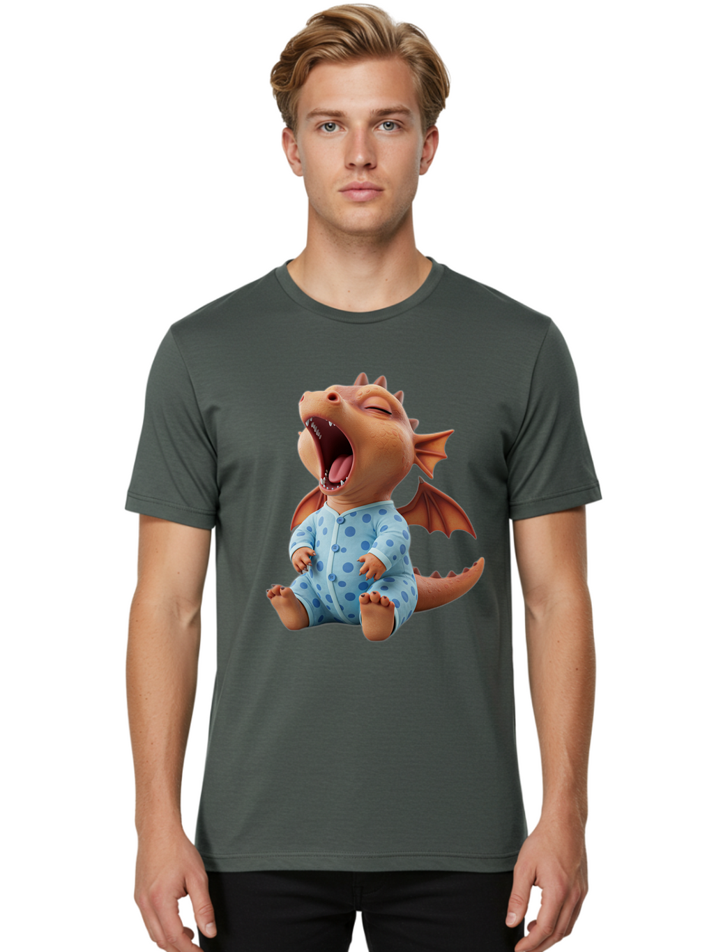 Crying-Baby-Dragon Men'S Graphic Tee, 100% Cotton, Comfortable Casual Summer Wear, Machine Washable, Vintage Camera, Old Camera, Antique Camera, Black Camera, Classic Photography, Photography Equipment, Nostalgic Device, Film Camera, Bak347