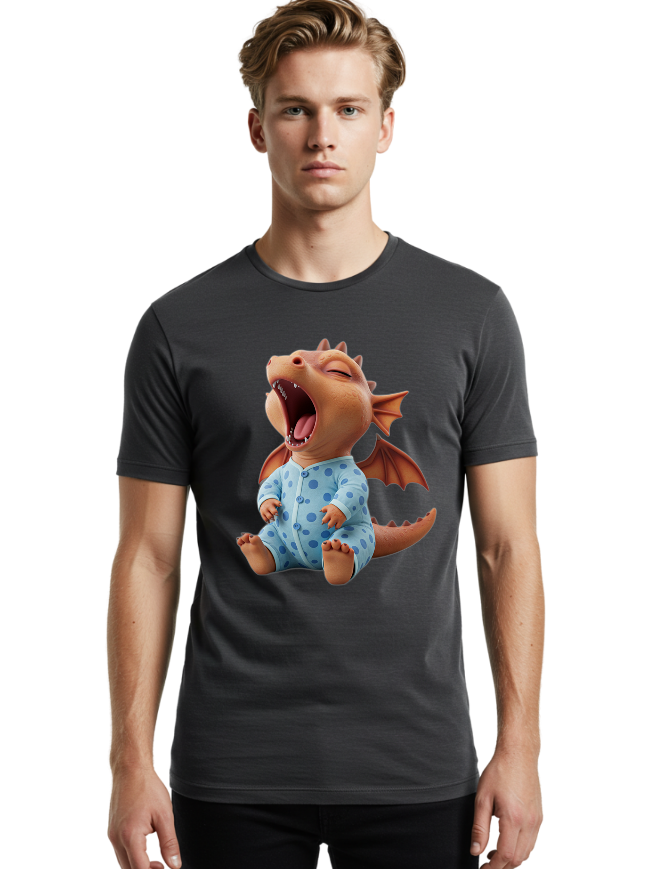 Crying-Baby-Dragon Men'S Graphic Tee, 100% Cotton, Comfortable Casual Summer Wear, Machine Washable, Vintage Camera, Old Camera, Antique Camera, Black Camera, Classic Photography, Photography Equipment, Nostalgic Device, Film Camera, Bak347